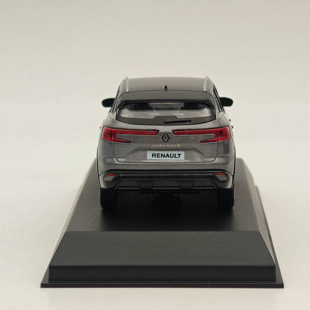1/43 Scale Norev Renault Austral E-Tech Full Hybrid Diecast Model Car - Grey & Black - Collectible Toy for Display & Gifting