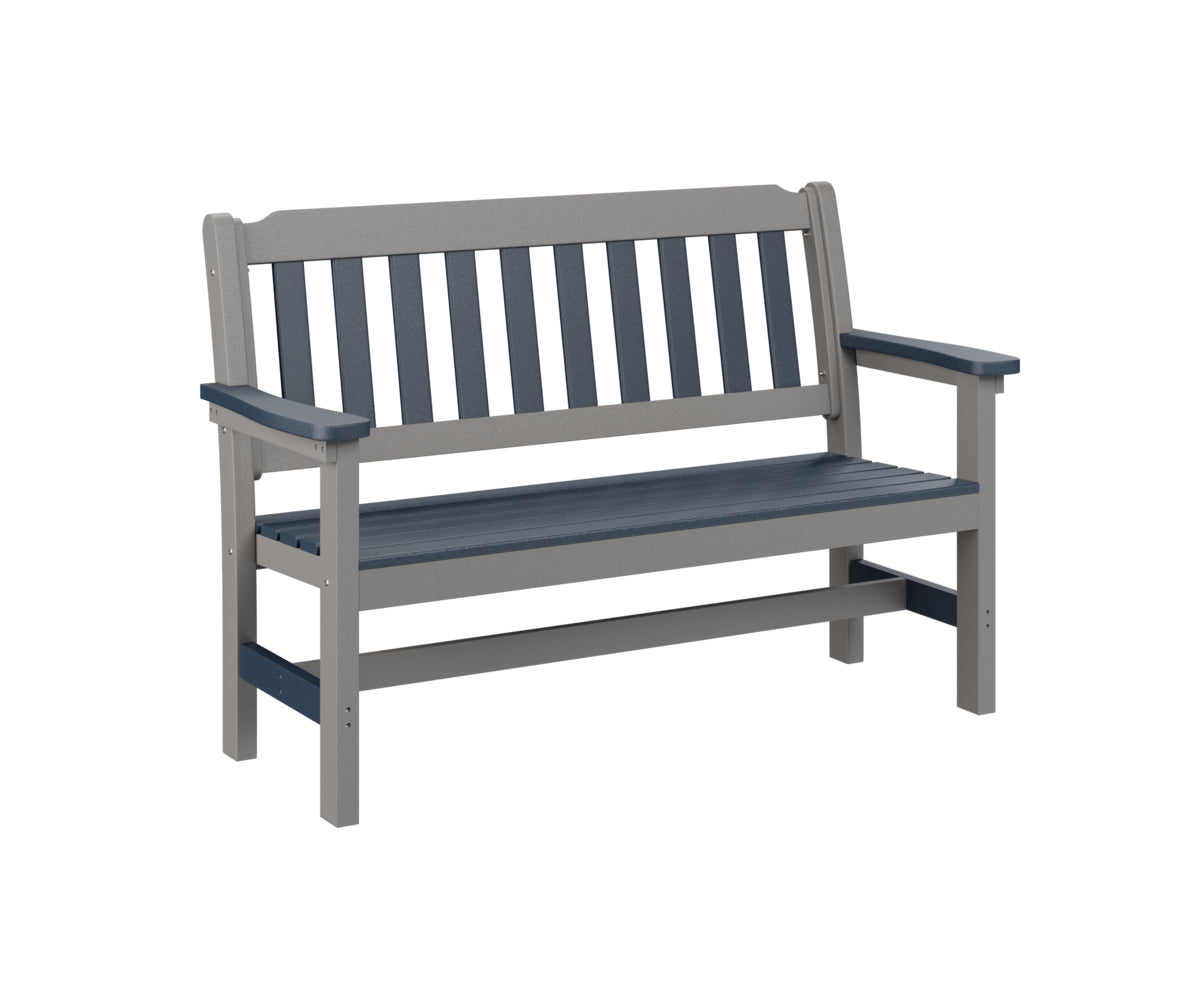 Navy Blue on Light Gray