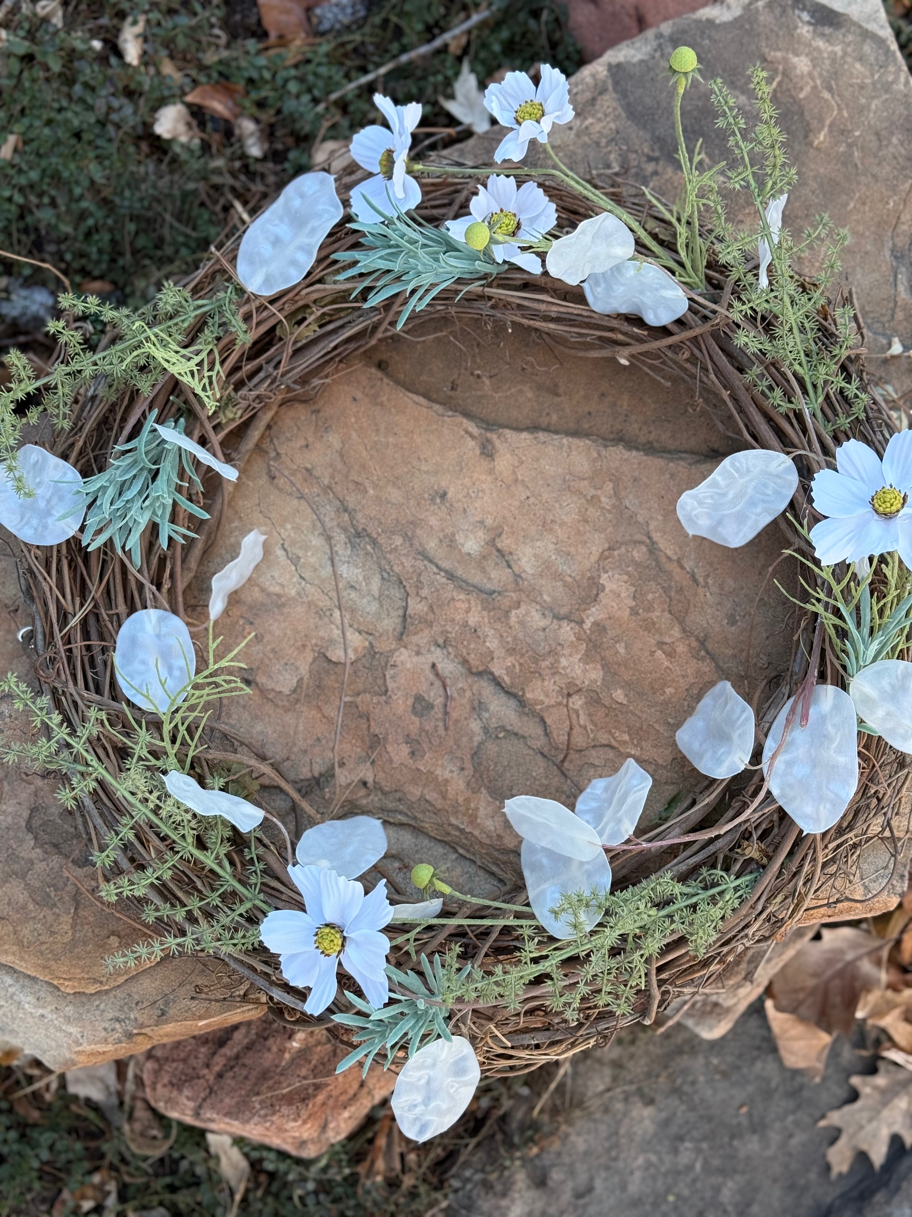 Good Luck Wreath - Elegant Home Decor for Door & Wall - Perfect for Christmas, New Year & Housewarming Gifts