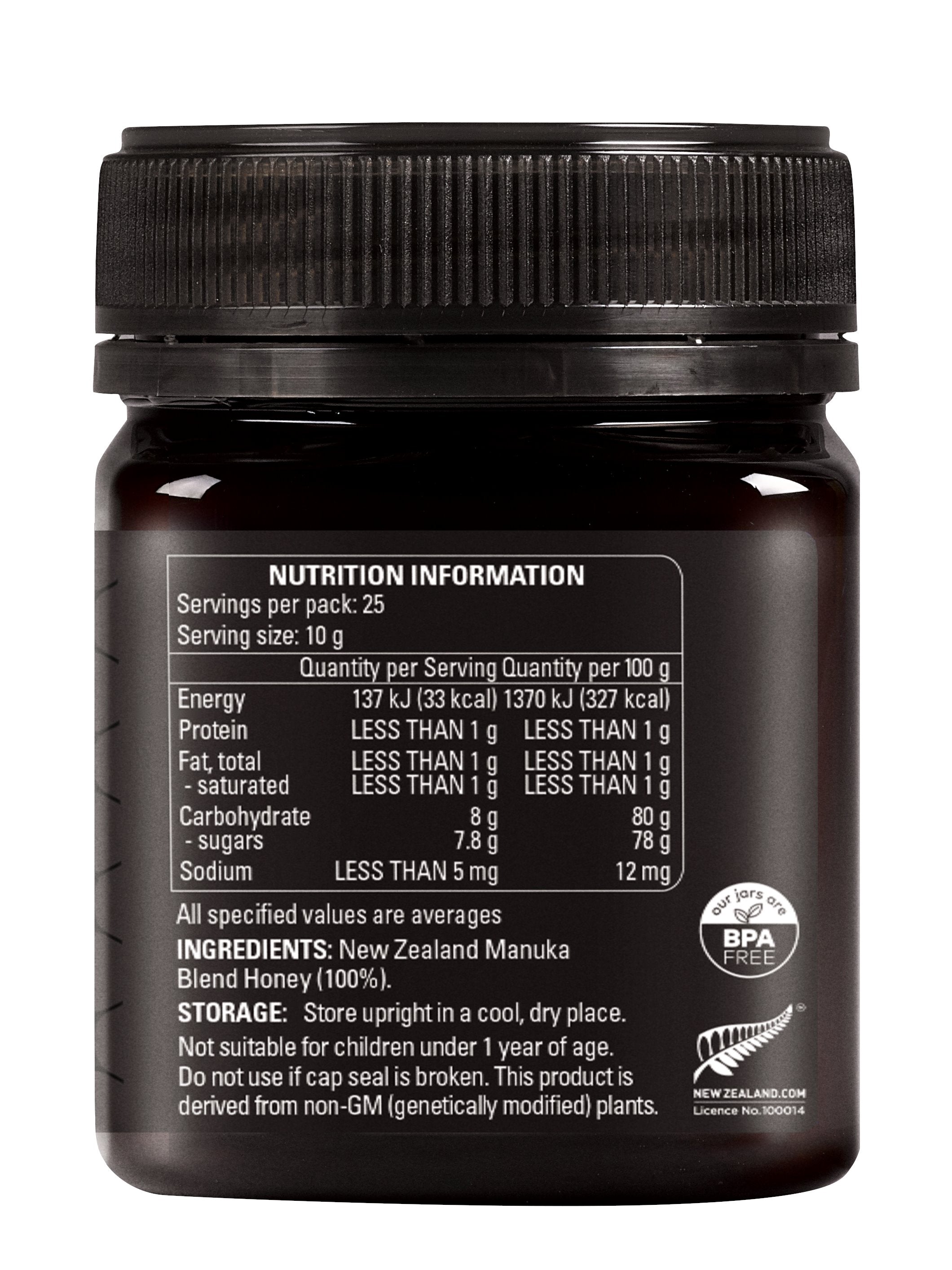 Comvita Manuka Honey Blend UMF 10+ | Raw New Zealand Honey for Immune Support & Wellness | Perfect for Tea, Smoothies & Natural Remedies