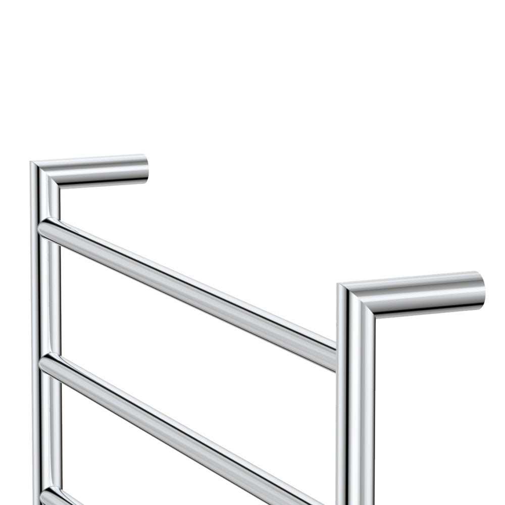 Fienza Kaya 8286045 Heated Towel Rail - 600 x 450mm Chrome Bathroom Towel Warmer for Spa, Luxury Hotels & Home Use