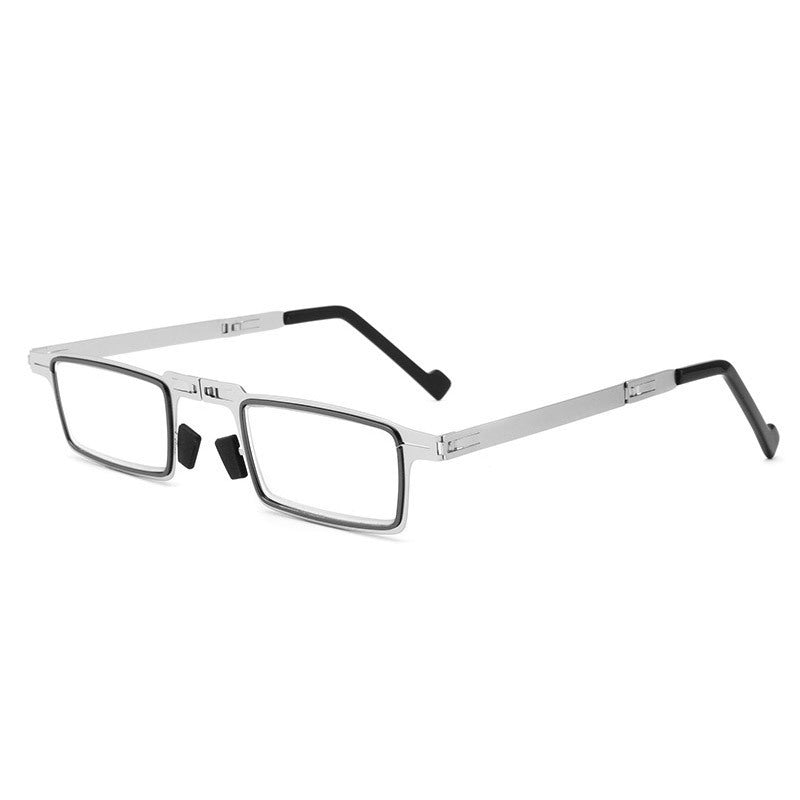 Ultra Lightweight Anti Blue Light Reading Glasses - Foldable Computer Glasses for Men & Women - Reduce Eye Strain for Office Work, Gaming & Screen Time