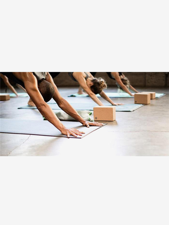 Manduka Cork Yoga Block - Eco-Friendly & Non-Slip Yoga Brick for Stability & Support - Perfect for Yoga, Pilates & Meditation Practice at Home or Studio
