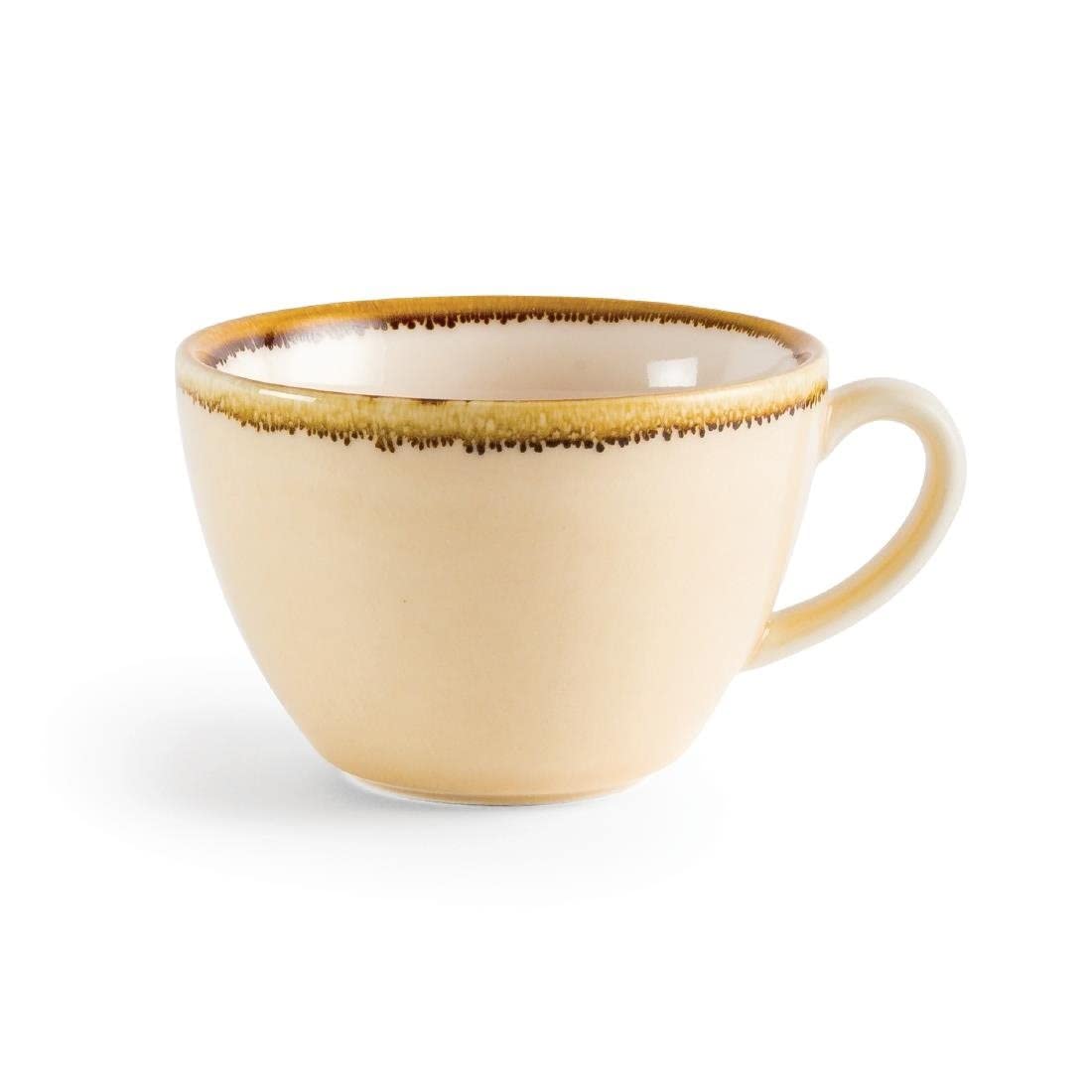 Premium Kiln Espresso Saucer Set - 6-Piece Coffee Tableware with 115mm (4.5