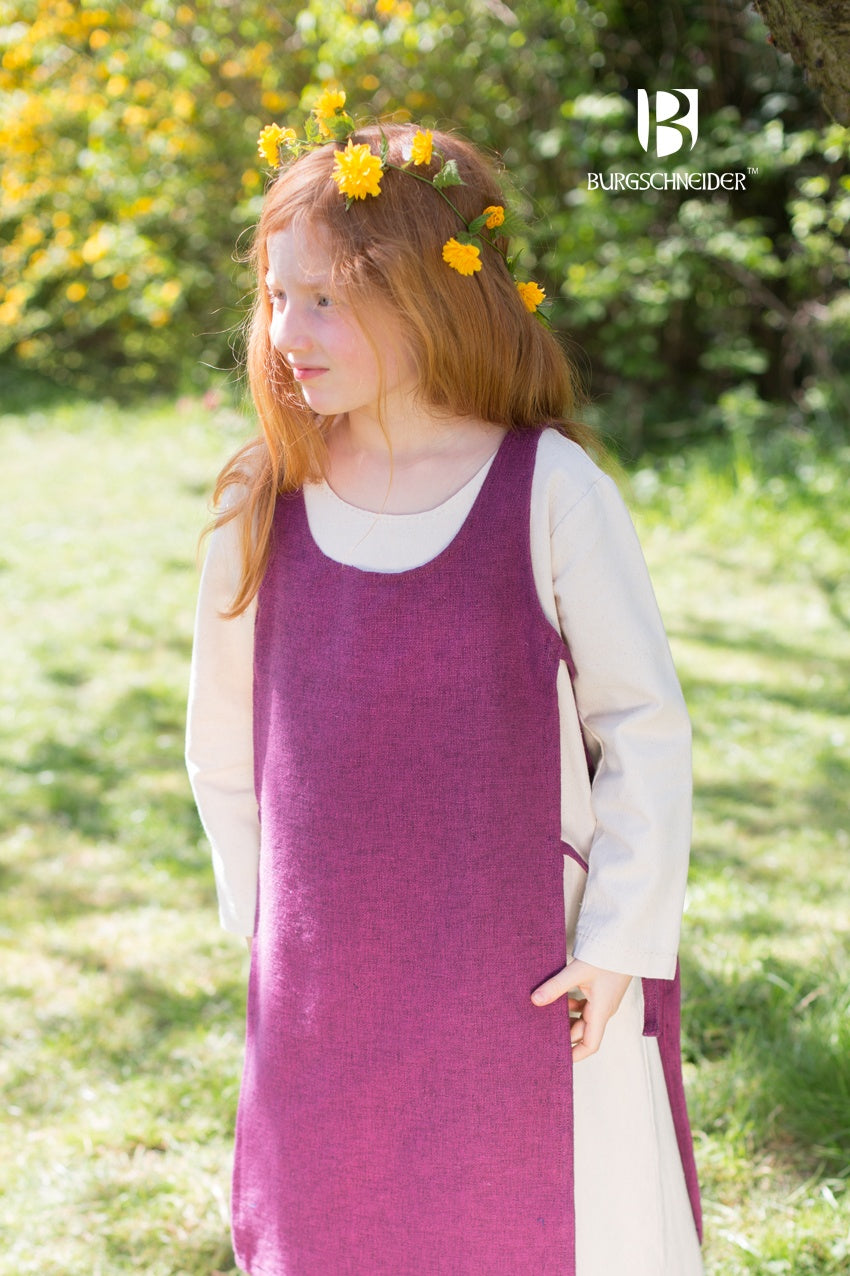 YLVA Lilac Girls' Over Dress - Elegant & Comfortable Kids' Party Dress for Special Occasions & Photo Shoots