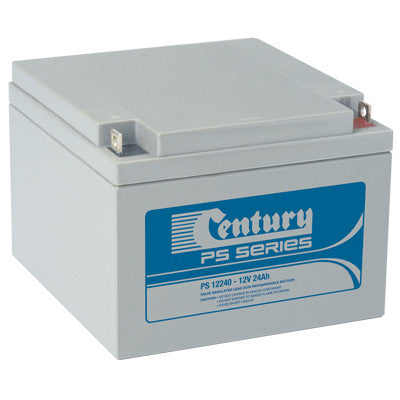 12V 24Ah SLA Battery - Rechargeable Sealed Lead Acid Battery for Power Wheels, Scooters, and Emergency Backup Power - Long-Lasting & Maintenance-Free