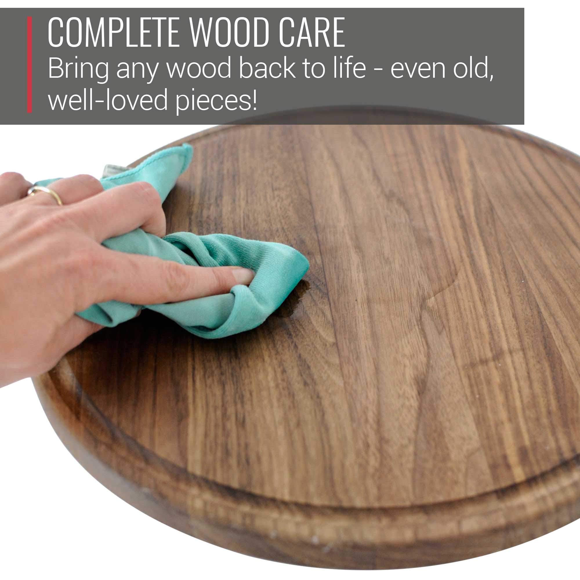 Premium 8oz Coconut Cutting Board Oil & Extra Large 18x24 Walnut Cutting Board - Natural Wood Care & Protection for Kitchen, Butcher Blocks, Countertops