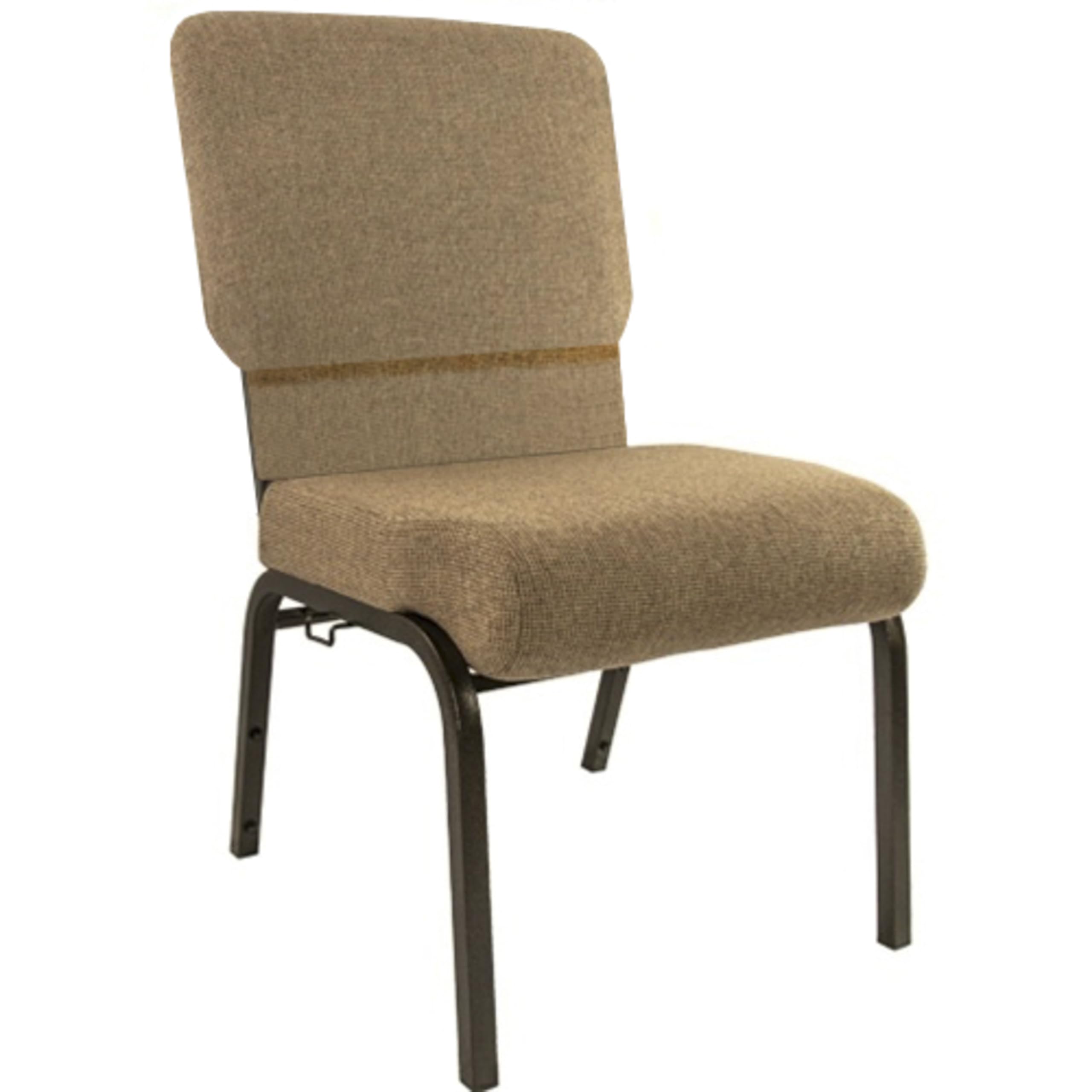 Flash Furniture Advantage Mixed Tan Church Chair 20.5