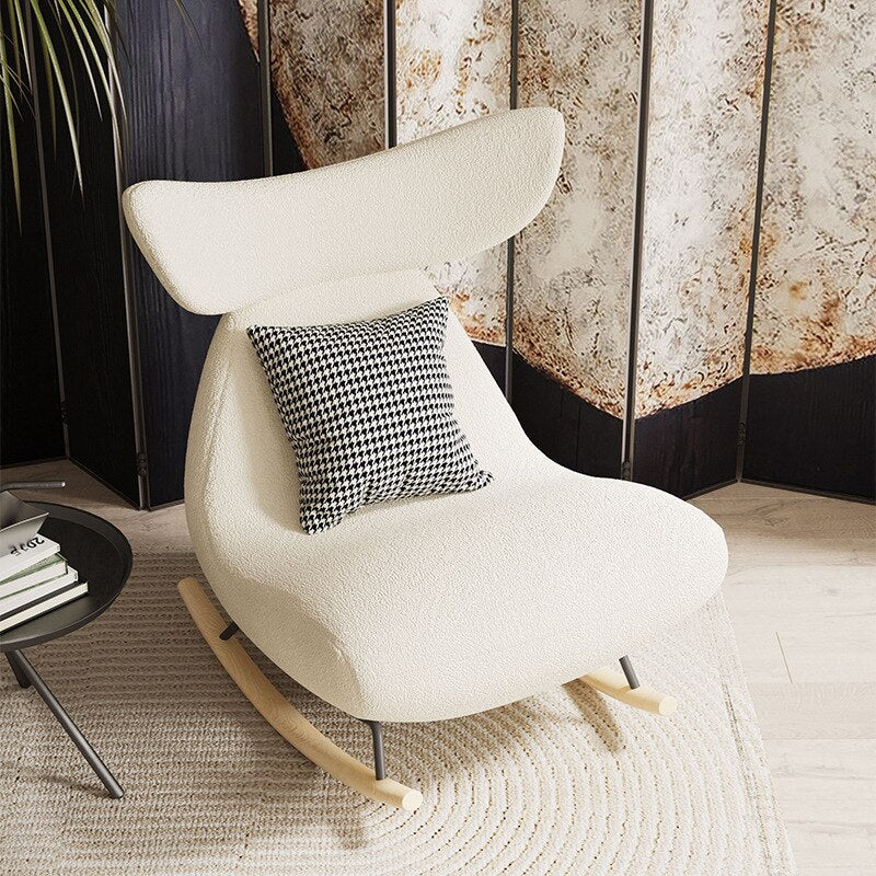 Whale Sofa Rocking Chair - Comfortable Nursery Glider & Recliner for Living Room, Bedroom, Nursery - Perfect for Breastfeeding, Reading & Relaxation