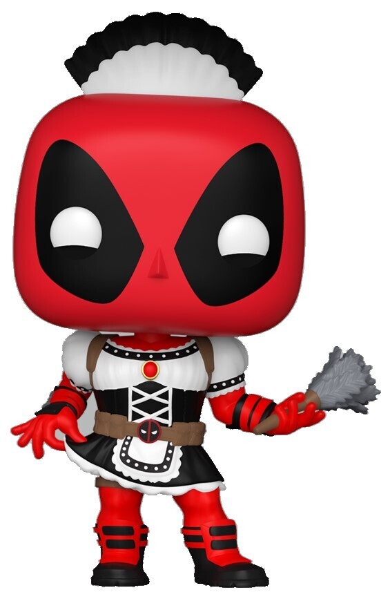 Deadpool as French Maid Funko Pop! Vinyl Figure #688 - Exclusive Collectible for Marvel Fans, Perfect for Display & Gifts