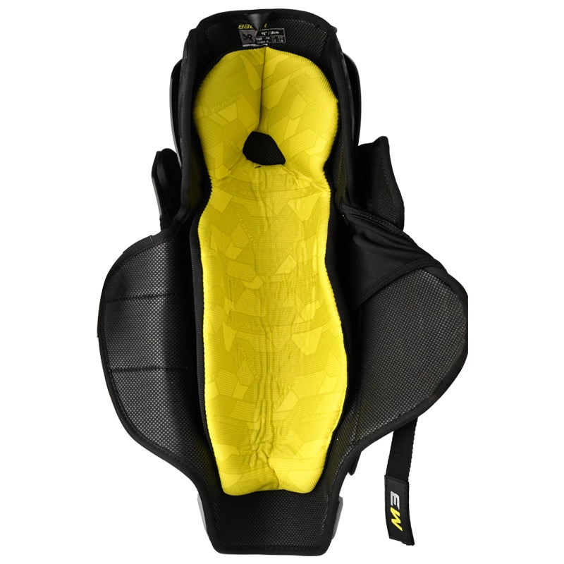 Bauer Supreme M3 Senior Hockey Shin Guards - Protective Gear for Ice Hockey Players - Perfect for Games, Practices & Training Sessions