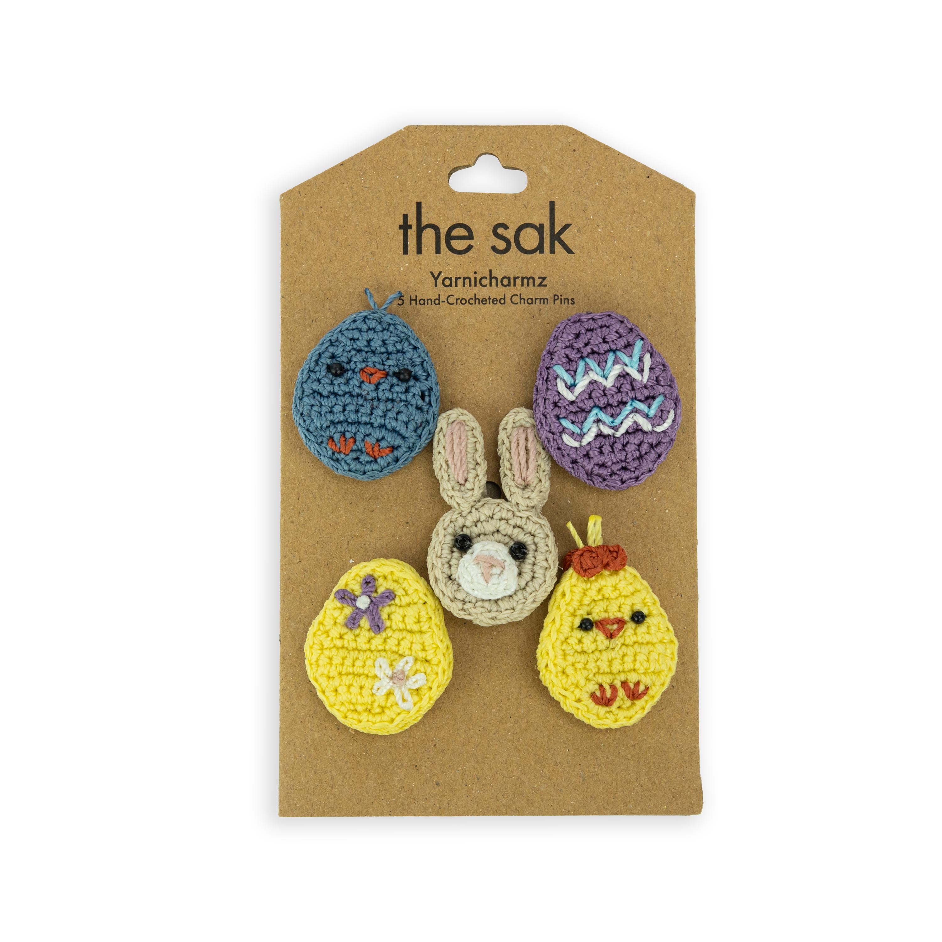 Yarnicharmz 5 Pack - Premium Quality Yarn Charms for Knitting & Crocheting - Perfect for DIY Crafts, Scrapbooking, and Jewelry Making