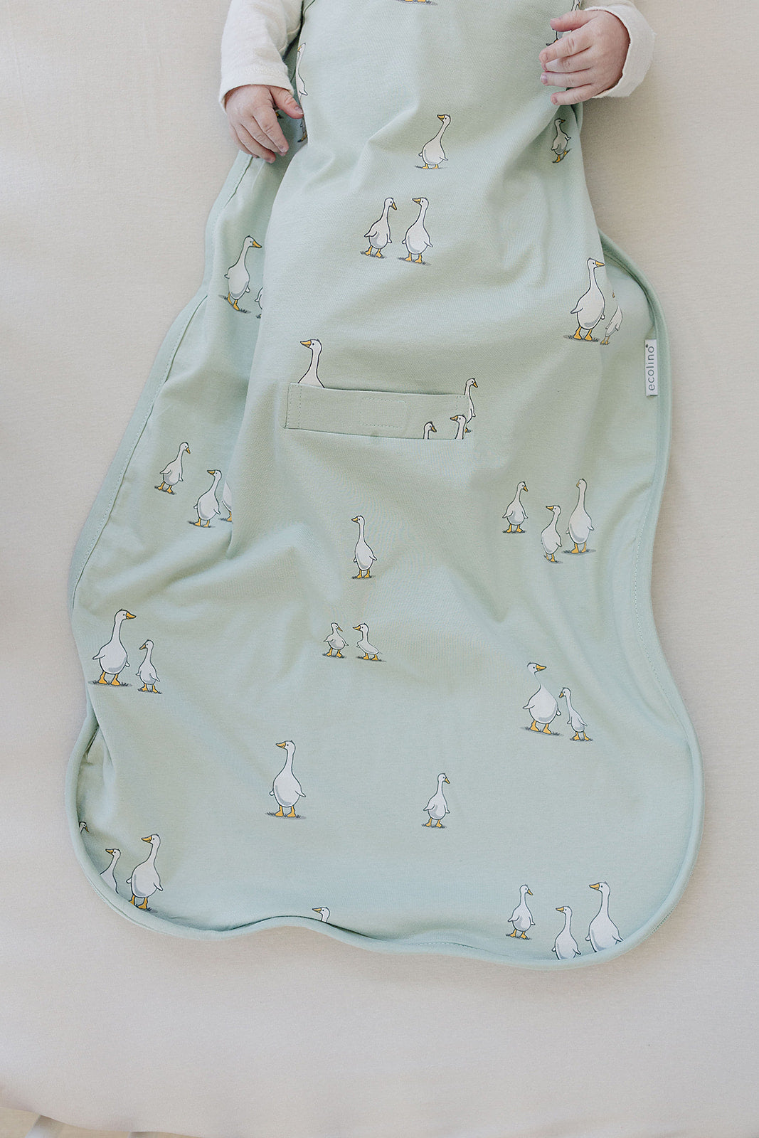 Ecolino® Adjustable Organic Cotton Toddler Sleep Bag for Kids 2-4 Years - Soft & Breathable Baby Sleeping Sack for Nursery, Daycare & Travel