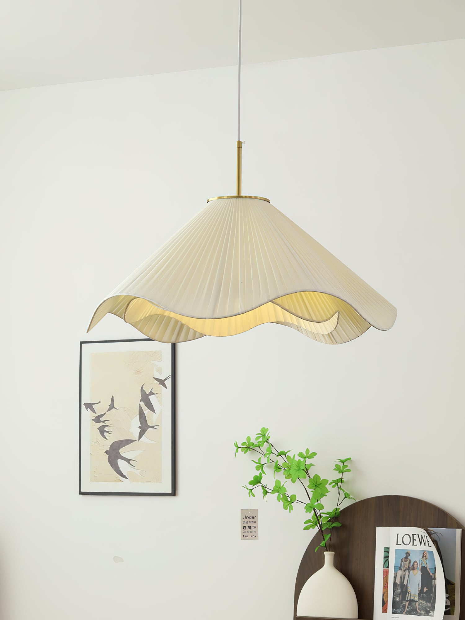 Elara Pendant Light - Modern Hanging Ceiling Light Fixture for Kitchen Island, Dining Room & Living Room Decor