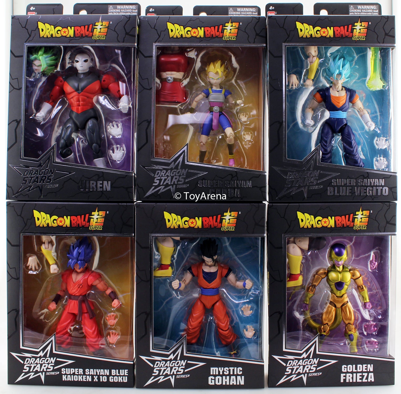 Dragon Ball Super Dragon Stars Series Wave 5 & 6 Kale Action Figure Set of 6 - Collectible Anime Figures for Display, Gifts, and Dragon Ball Z Fans