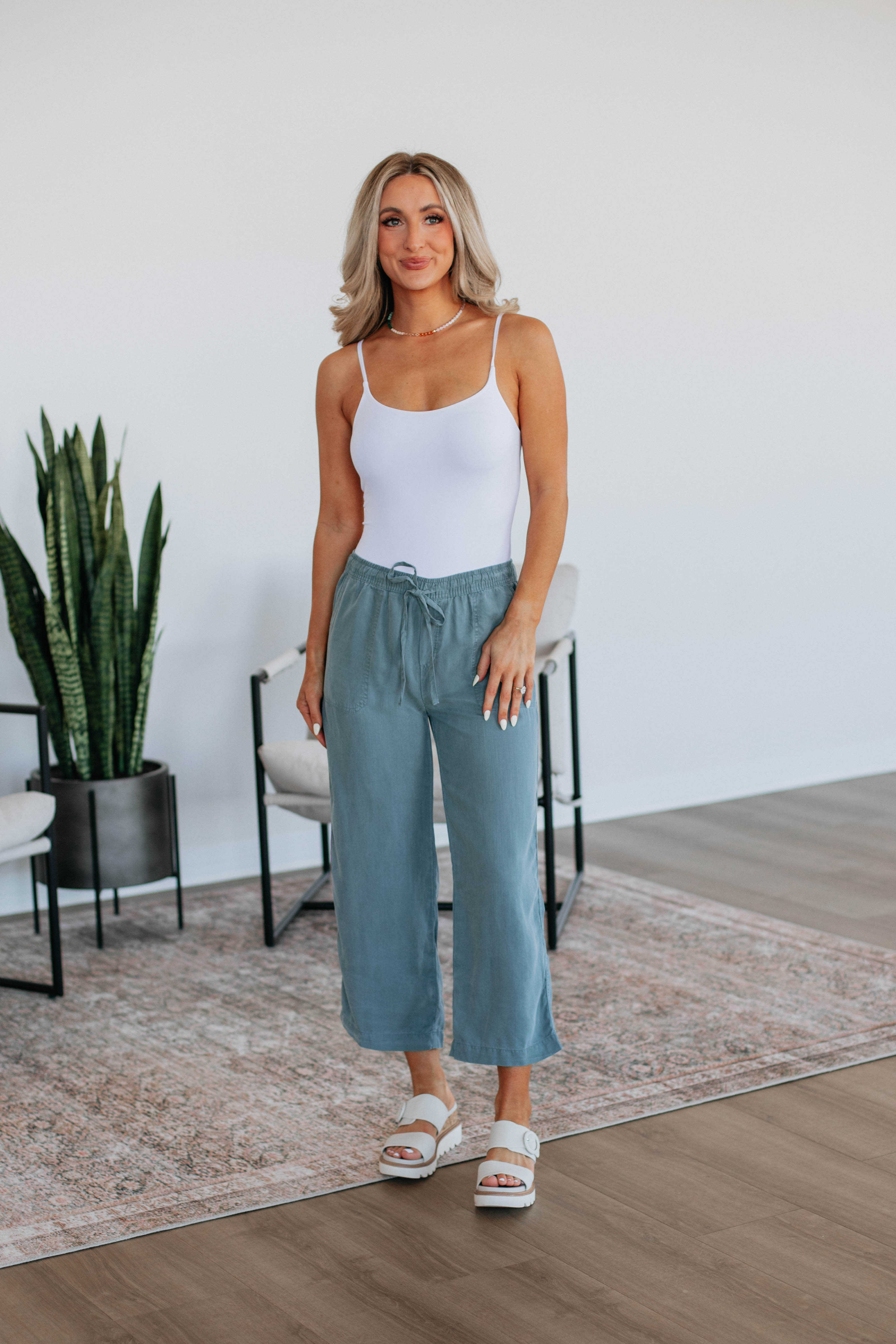 Vintage Blue Duncan Casual Pants for Men - Comfortable Relaxed Fit Cotton Trousers | Perfect for Work, Travel & Everyday Wear