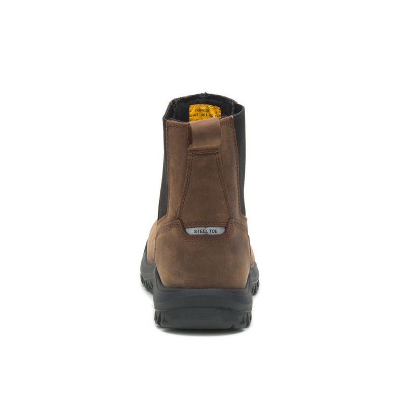 Caterpillar T1260 ASTM F2413-18 Steel Toe Work Boots - P91026 Slip-Resistant Safety Shoes for Construction & Industrial Workers - Heavy Duty Work Boots for Men in Warehouse, Factory & Outdoor Job Sites