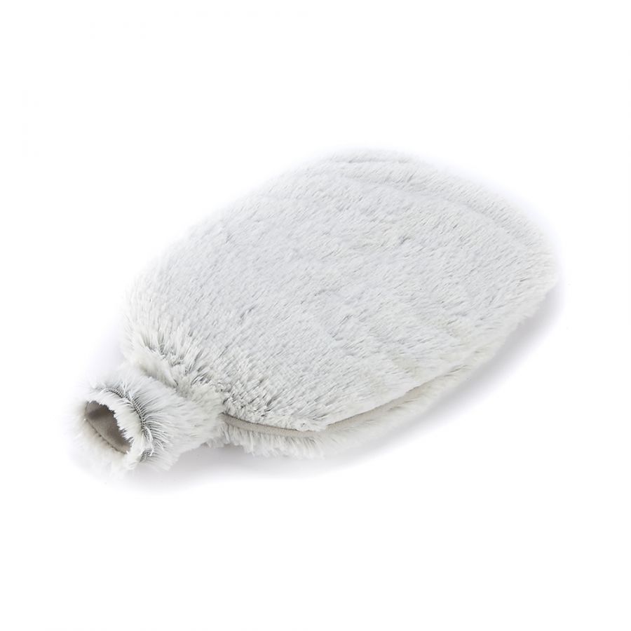 Luxury Heatable Marshmallow Grey Microwave Bottle - Cozy Body Warmer for Winter, Travel & Relaxation - Perfect for Pain Relief, Cold Nights & Home Comfort