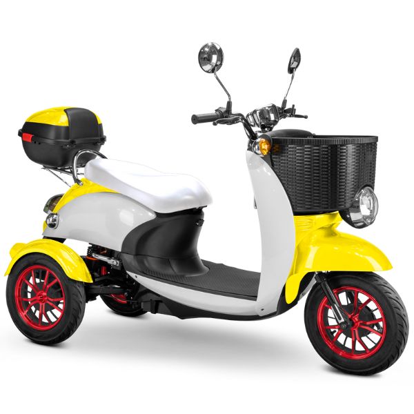 Premium Supreme 3-Wheel Mobility Scooter for Adults - Lightweight Electric Scooter with Long Battery Life - Ideal for Shopping, Travel & Outdoor Activities
