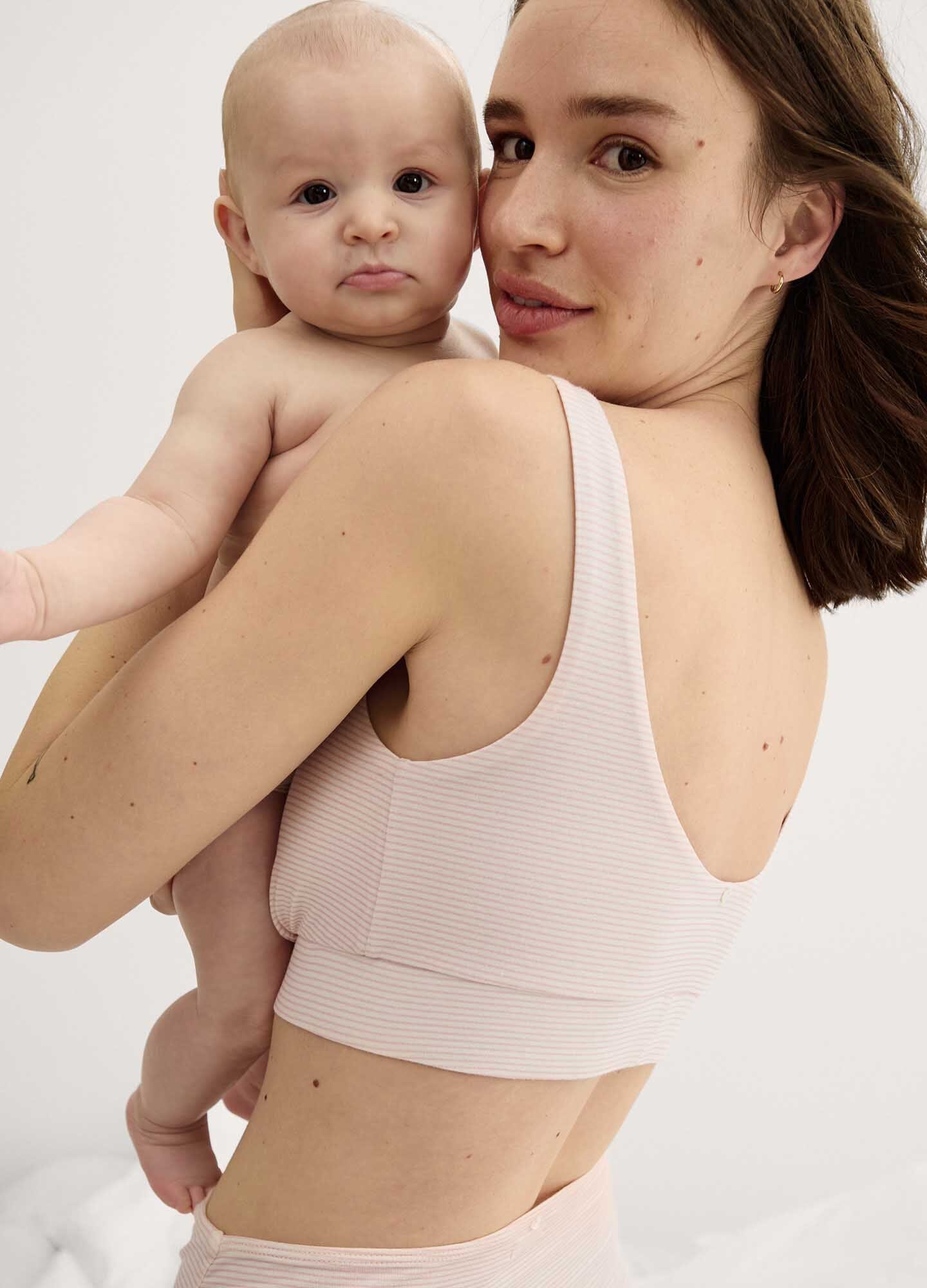 Best Nursing Sleep Bra for Comfortable Breastfeeding - Soft Maternity Bra for Nighttime Nursing & Pumping - Perfect for New Moms & Breastfeeding Mothers at Home or Hospital
