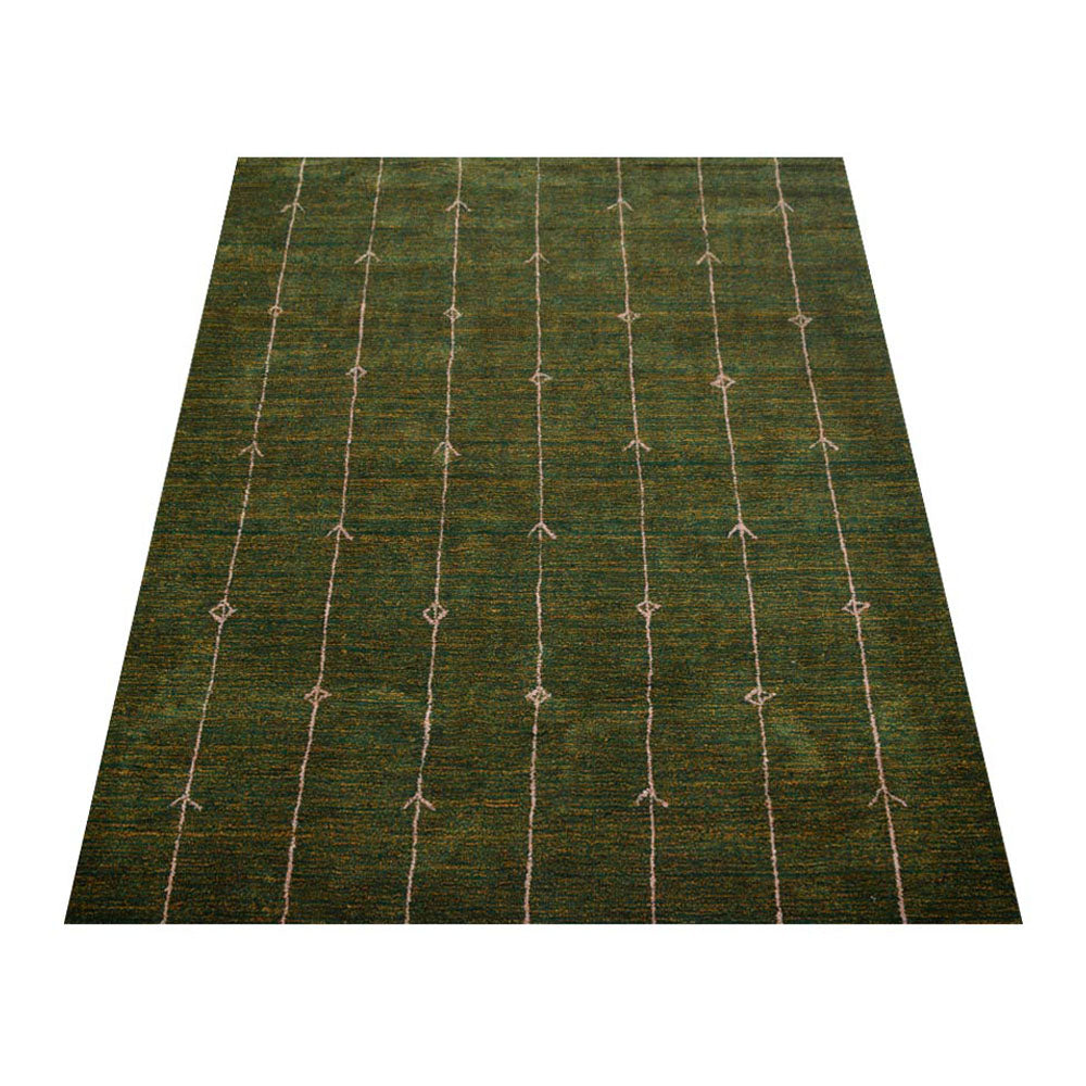Handmade Scandinavian Wool Rug - Nordic Style Hand Knotted Area Rug for Living Room, Bedroom & Dining Room - Soft & Durable Home Decor