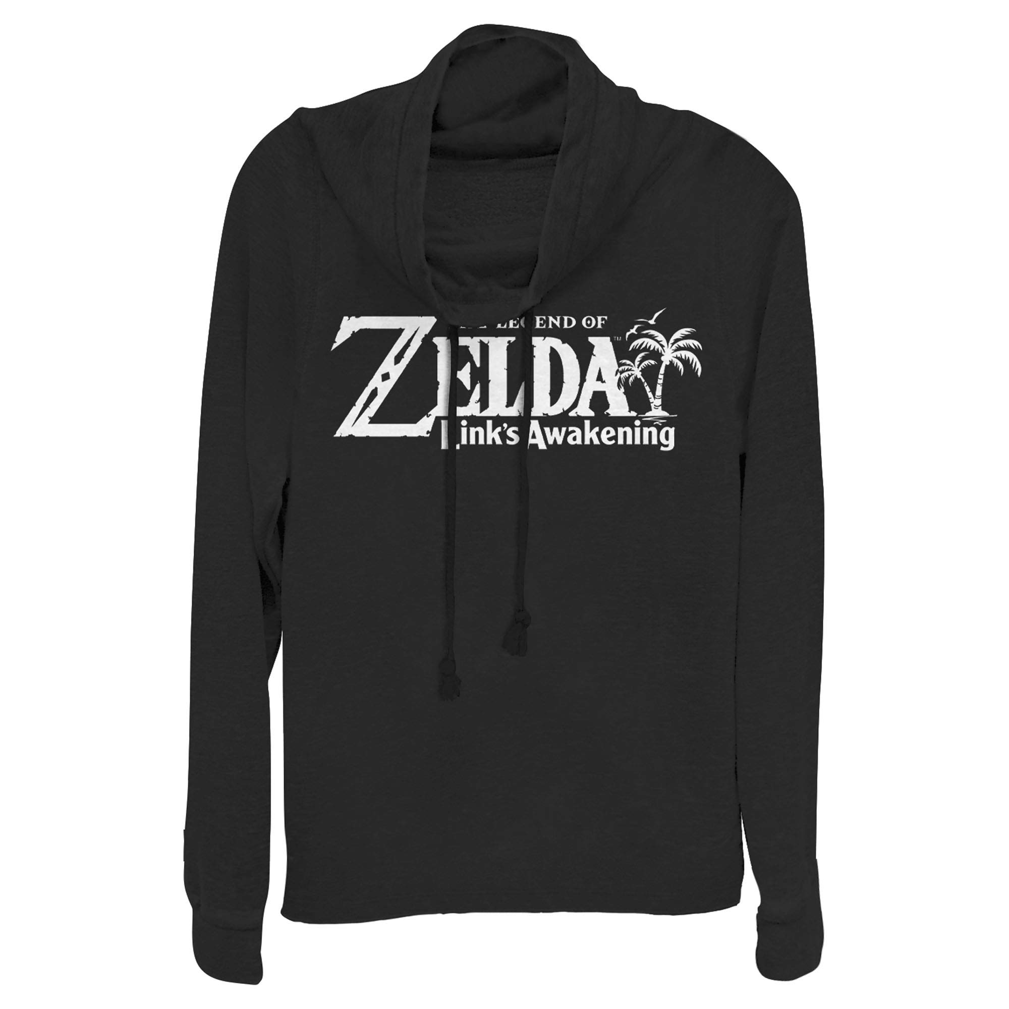 Nintendo Legend of Zelda Link's Awakening Classic Logo Pullover Hoodie - Junior's Gaming Sweatshirt for Cosplay, Casual Wear & Gift Giving