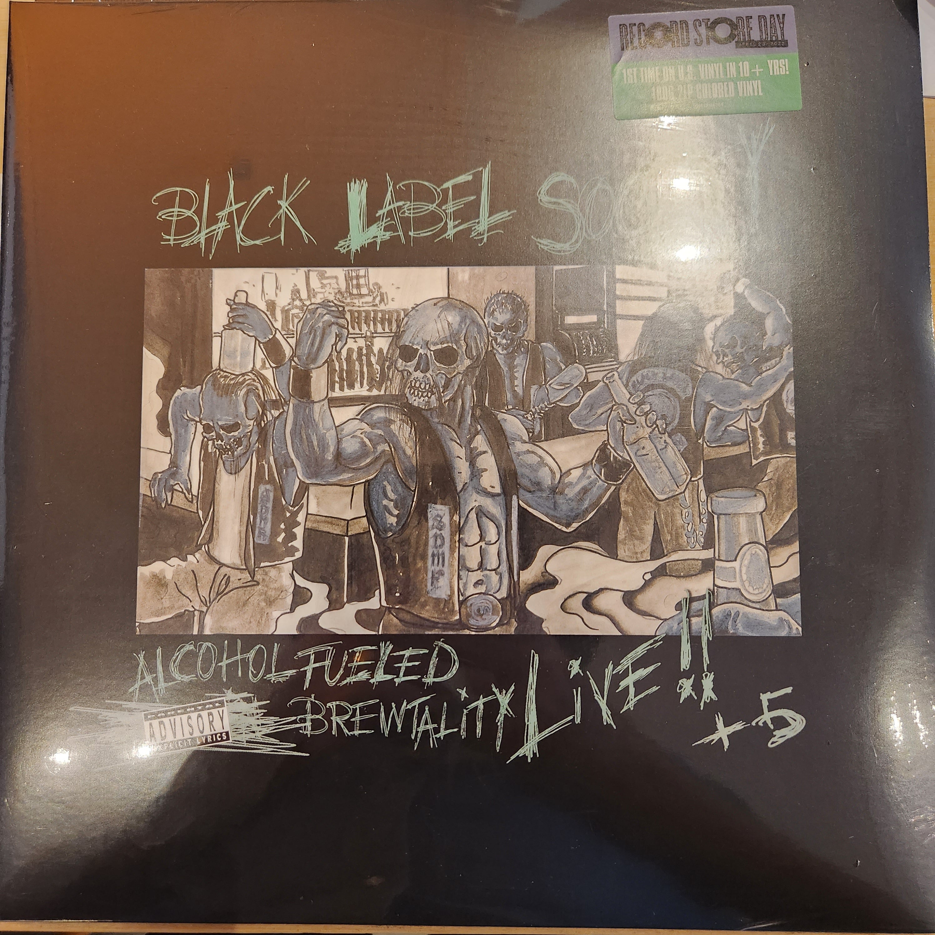 Black Label Society - Alcohol Fuelled Brewtality Live Limited Edition Vinyl LP | Heavy Metal Music Record for Collectors & Fans | Perfect for Home Listening & Music Enthusiast Gifts