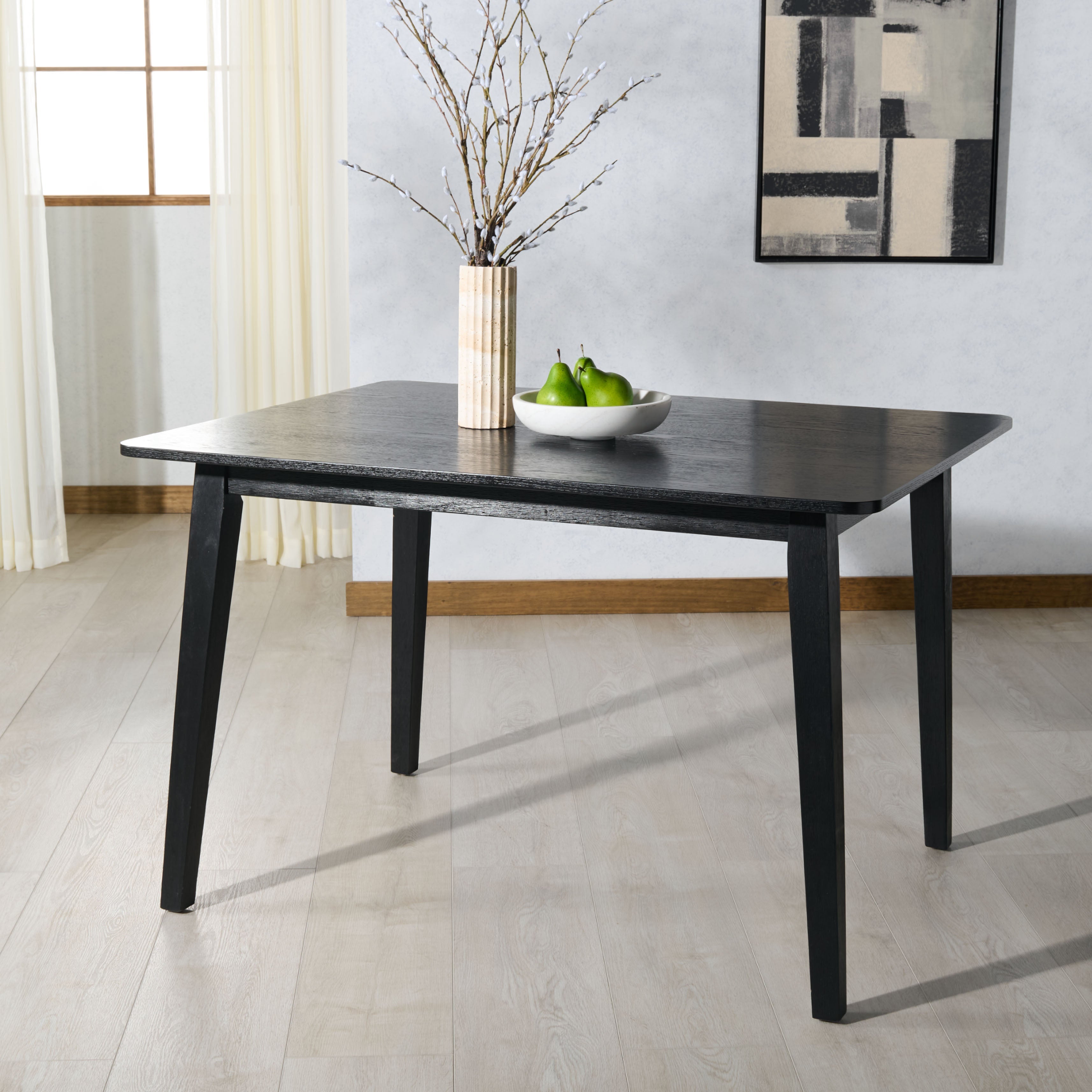 Bellalexa 48 Inch Wood Dining Table - Safavieh Couture SFV2181 | Modern Farmhouse Style for Kitchen, Dining Room & Small Space Decor