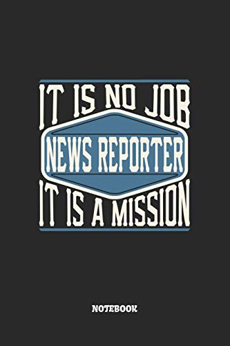 Professional News Reporter Notebook - Blank Composition Notebook for Work Notes, Bullet Journal & To-Do Lists | Plain White Pages for Men & Women | Perfect for Journalism, Meetings & Daily Planning