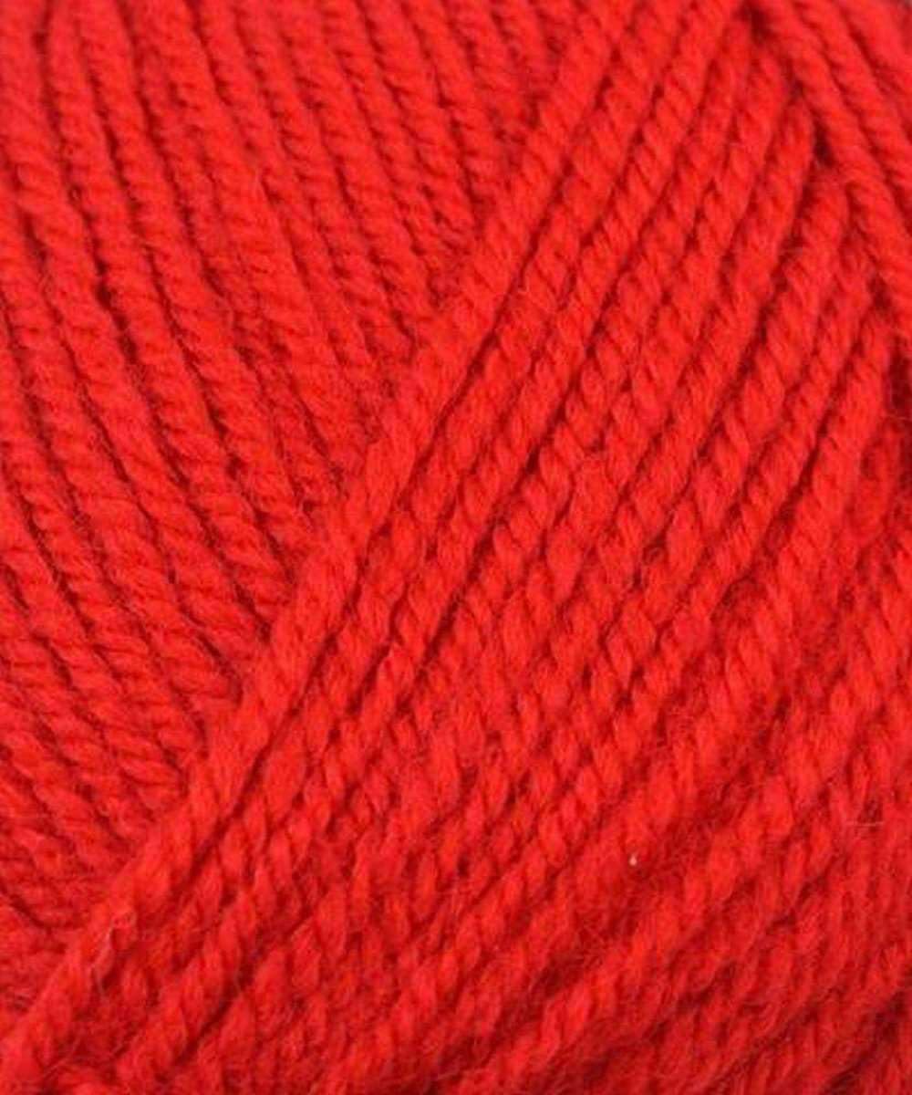 Plymouth Yarn Encore Worsted Weight Acrylic Wool Blend Yarn - Christmas Red 1386 - Perfect for Knitting Sweaters, Scarves & Holiday Crafts