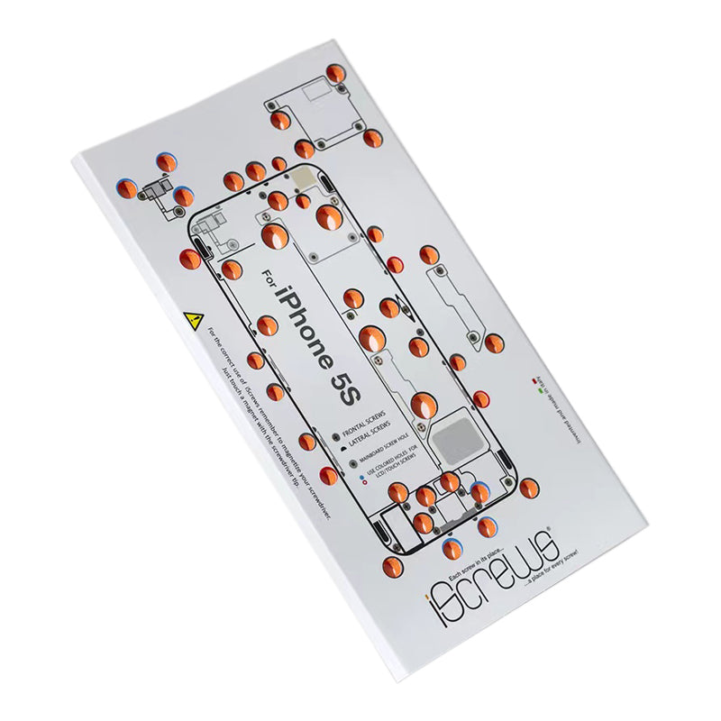 Dottorpod iPhone 5s/SE iScrews Holder Mat - Premium Screw Organizer for iPhone Repair | Perfect for Technicians & DIY Phone Fixing at Home or Workshop