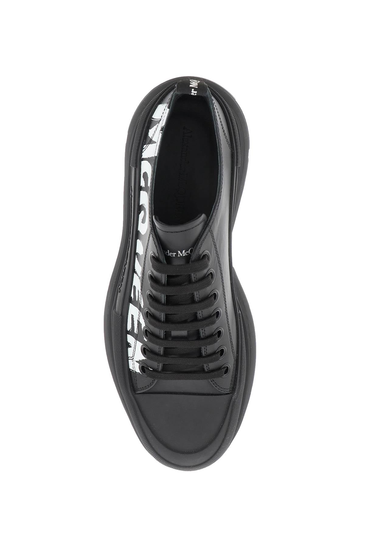 Alexander McQueen Tread Slick Graffiti Sneakers - Trendy High-Top Fashion Shoes for Men & Women - Perfect for Streetwear, Casual Outfits & Urban Fashion