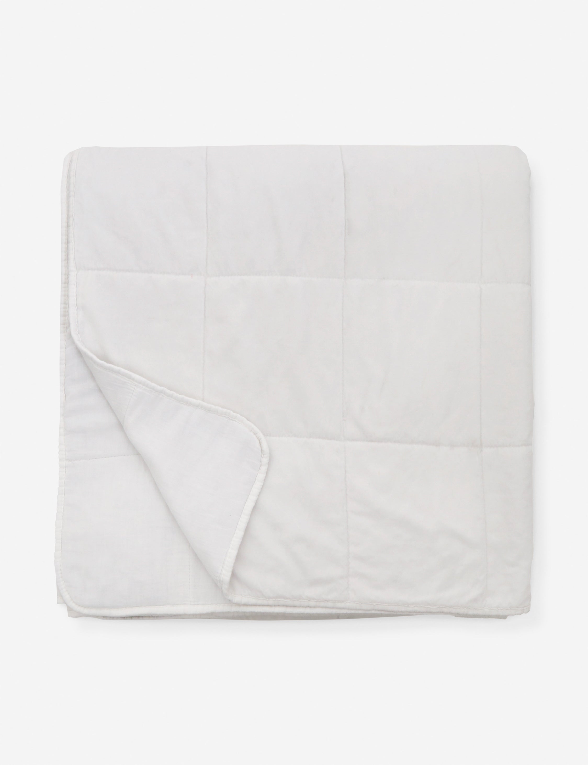 Pom Pom at Home Amsterdam Cotton Velvet Coverlet - Soft Luxury Bedspread for Queen & King Size Beds - Perfect for Cozy Bedrooms & Guest Room Decor