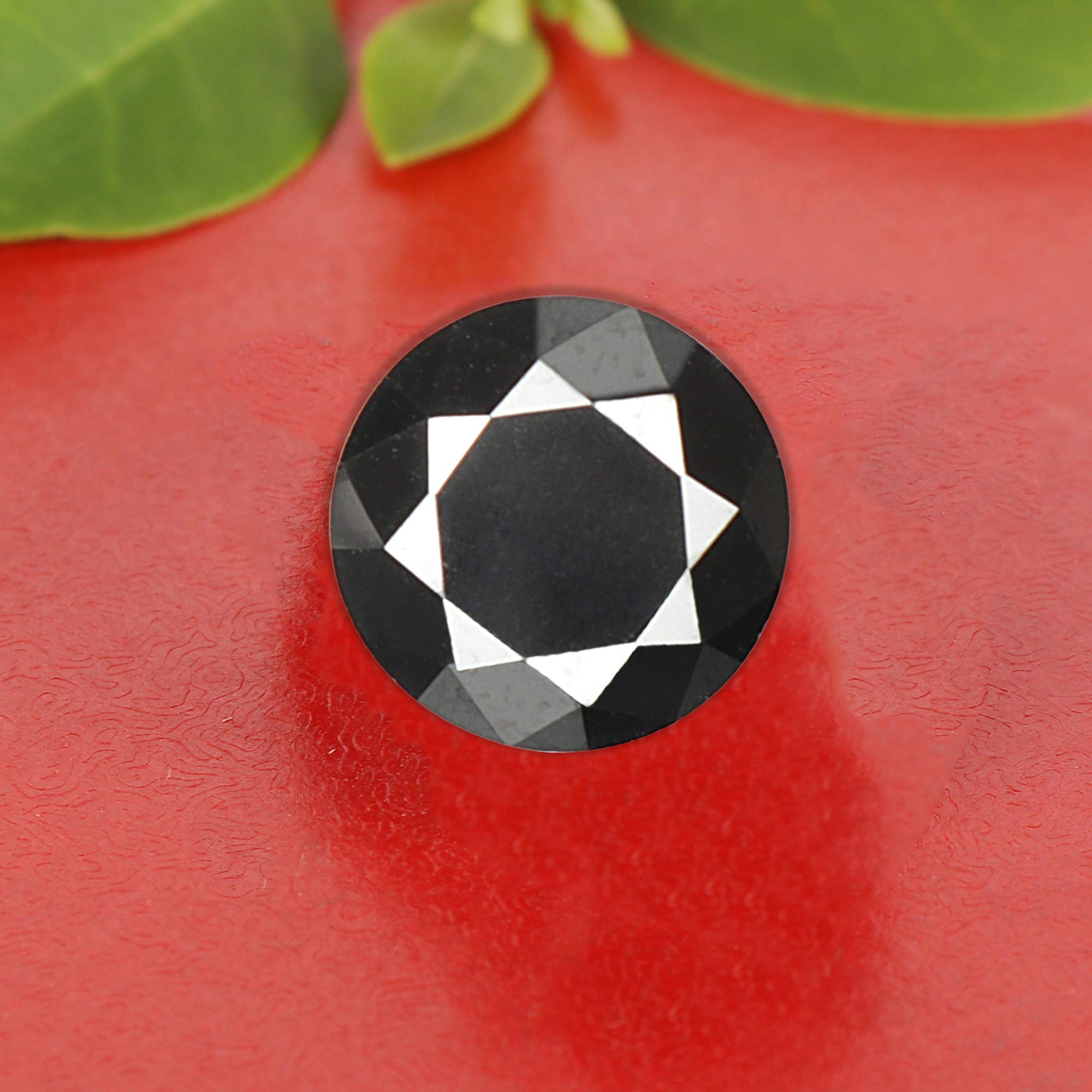 4.50 Carat Certified Black Moissanite Diamond Ring - Round Brilliant Cut Durable Gemstone for Engagement, Wedding & Anniversary Jewelry Gifts
