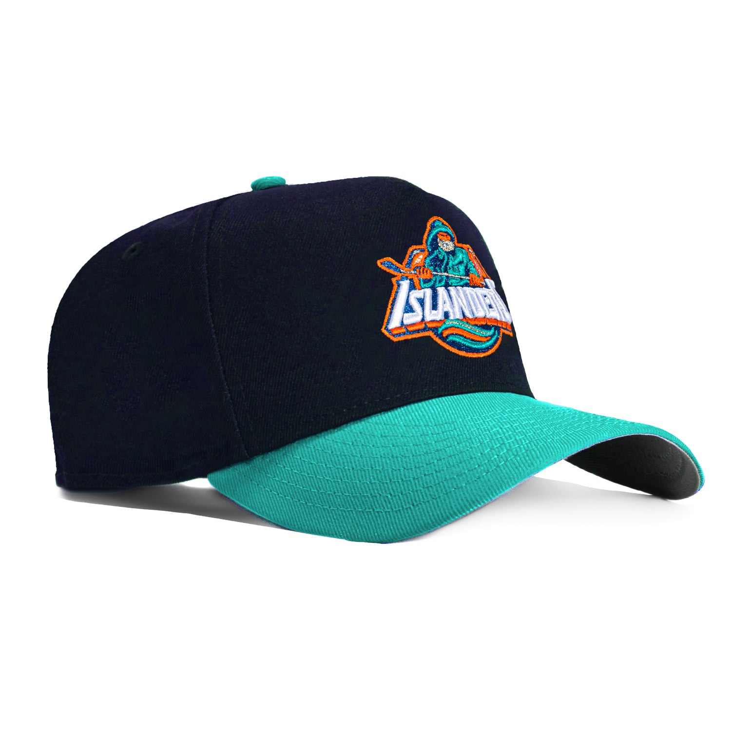 New Era 9Forty A-Frame New York Islanders Snapback Adjustable Baseball Cap - Navy & Teal Team Logo - Perfect for Sports Fans, Game Day & Streetwear Fashion