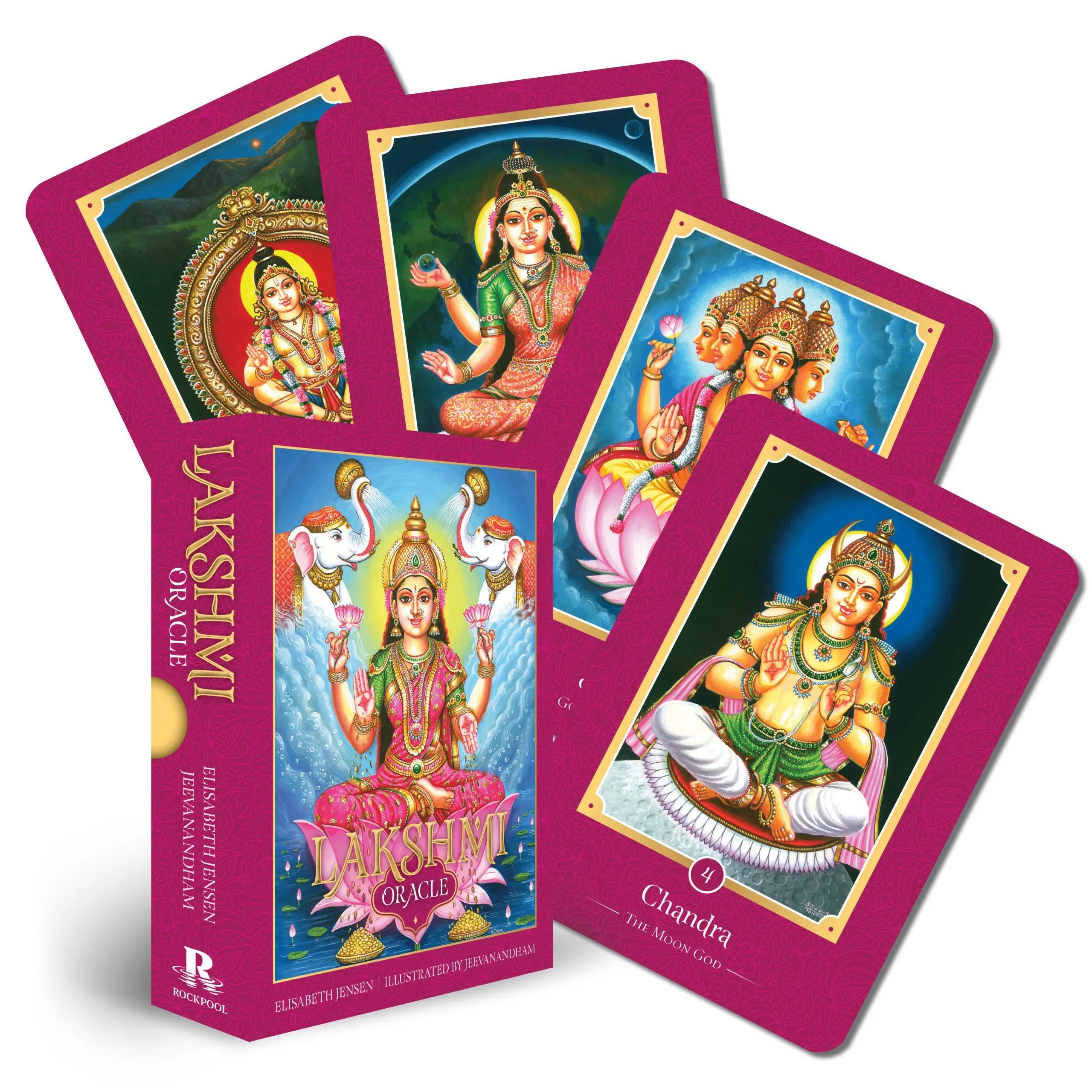 Lakshmi Blessings Oracle Cards - Divine Hindu Goddess Guidance for Love, Wealth & Prosperity | Spiritual Tarot Deck for Meditation, Prayer & Daily Inspiration