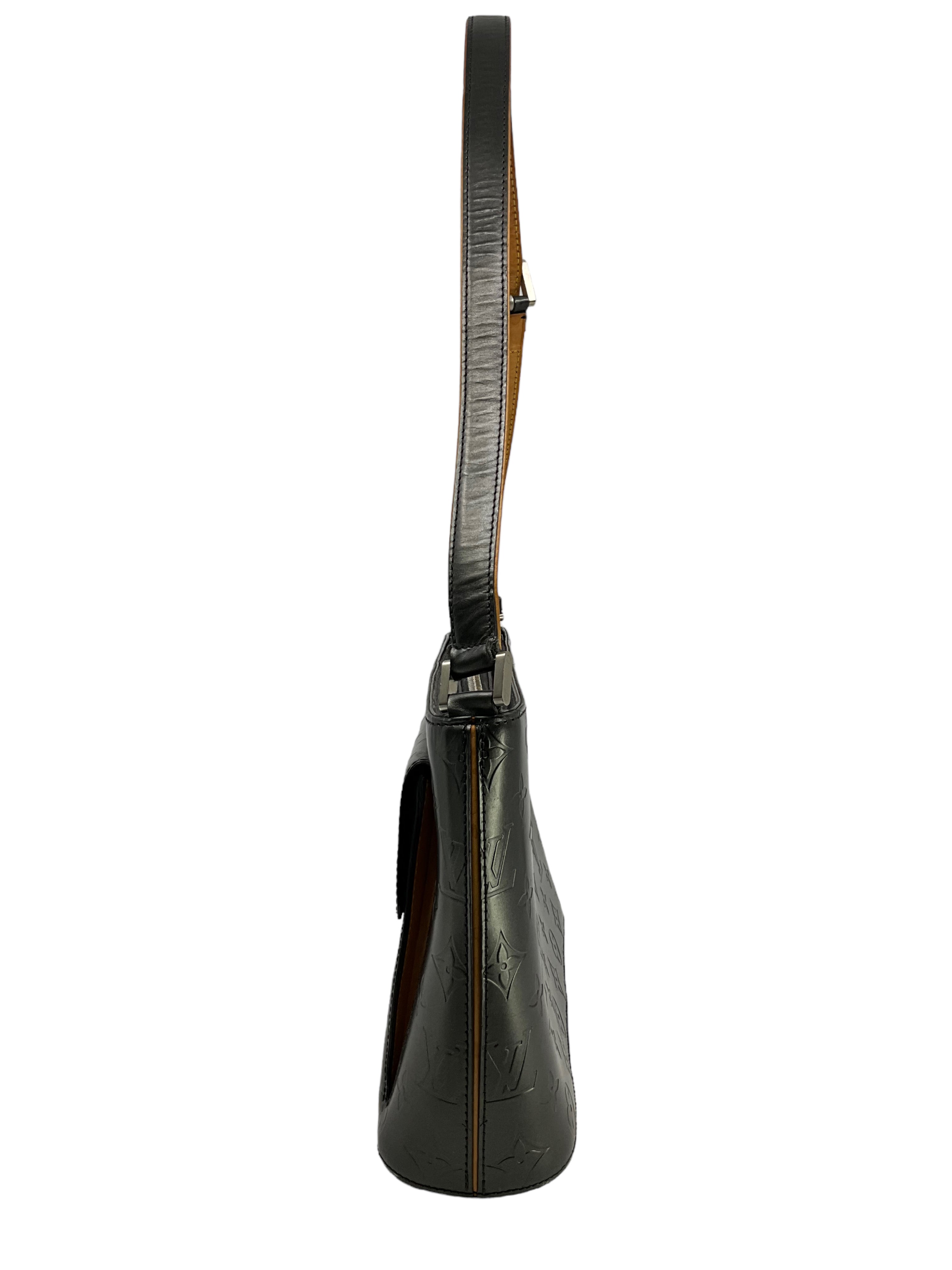 Authentic Louis Vuitton Allston Shoulder Bag in Dark Gray | Luxury Designer Crossbody Purse for Women | Perfect for Work, Travel & Evening Events