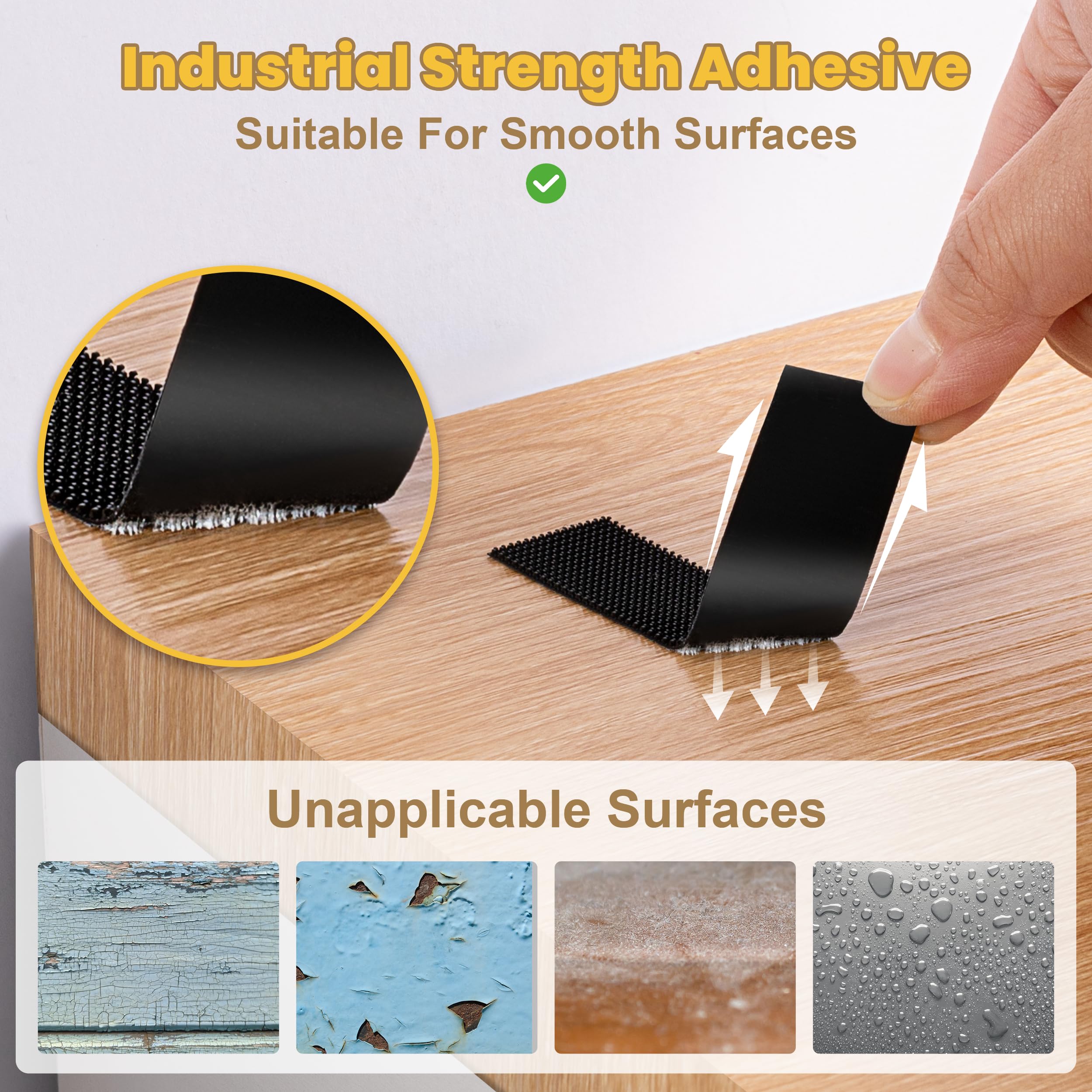 LuBanSir 6-Pack Furniture Anchors & Anti-Tip Straps - Heavy Duty Safety Wall Mounting Kit for Dressers, Bookshelves, Cabinets - Childproof & Earthquake Proof for Home, Office, Nursery (IKEA Furniture Compatible)
