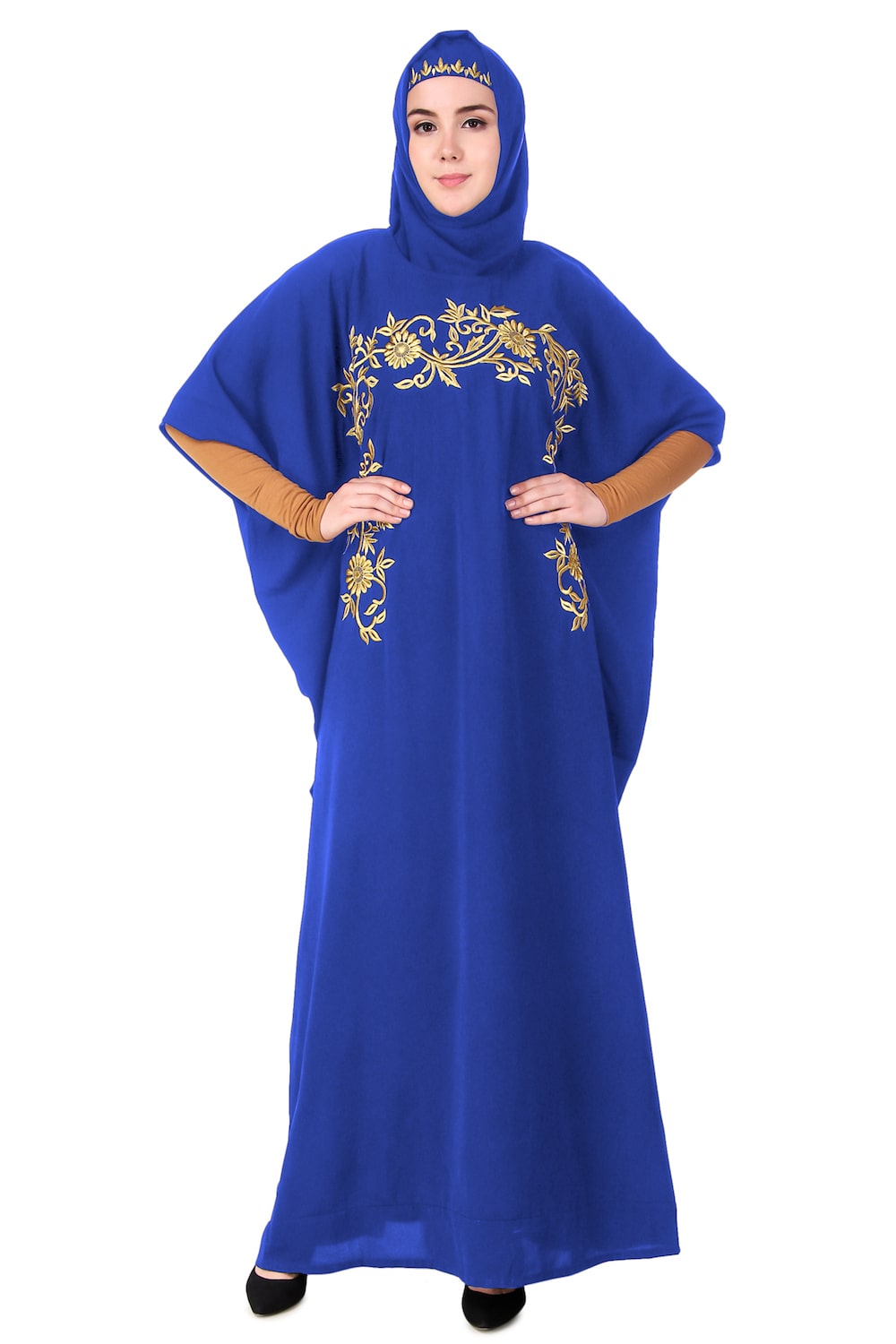 Luxury Hand Embroidered Dubai Kaftan Dress - Elegant Designer Abaya for Women | Perfect for Weddings, Parties & Special Occasions