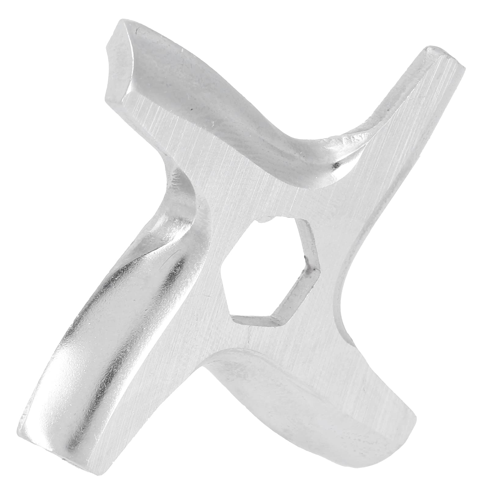 Raguso Meat Grinder Blade - Premium Cross-Shaped Grinding Plate Disc for Electric Meat Grinders | Durable Food Chopper Accessory Replacement Part | Perfect for Home Kitchens, Butcher Shops & Commercial Food Processing