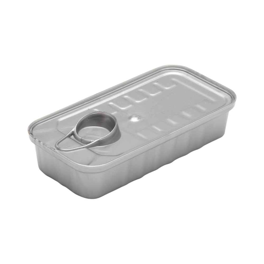 100 Pack 2 oz Rectangle Silver Plastic Tin Containers with 100 Silver Mini Plastic Forks - Perfect for Party Favors, Wedding Decorations, and DIY Crafts