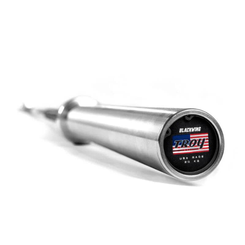 Troy Barbell AOB 1500T Olympic Black Wing Bar - Professional Weightlifting Bar for CrossFit, Powerlifting & Home Gym Training