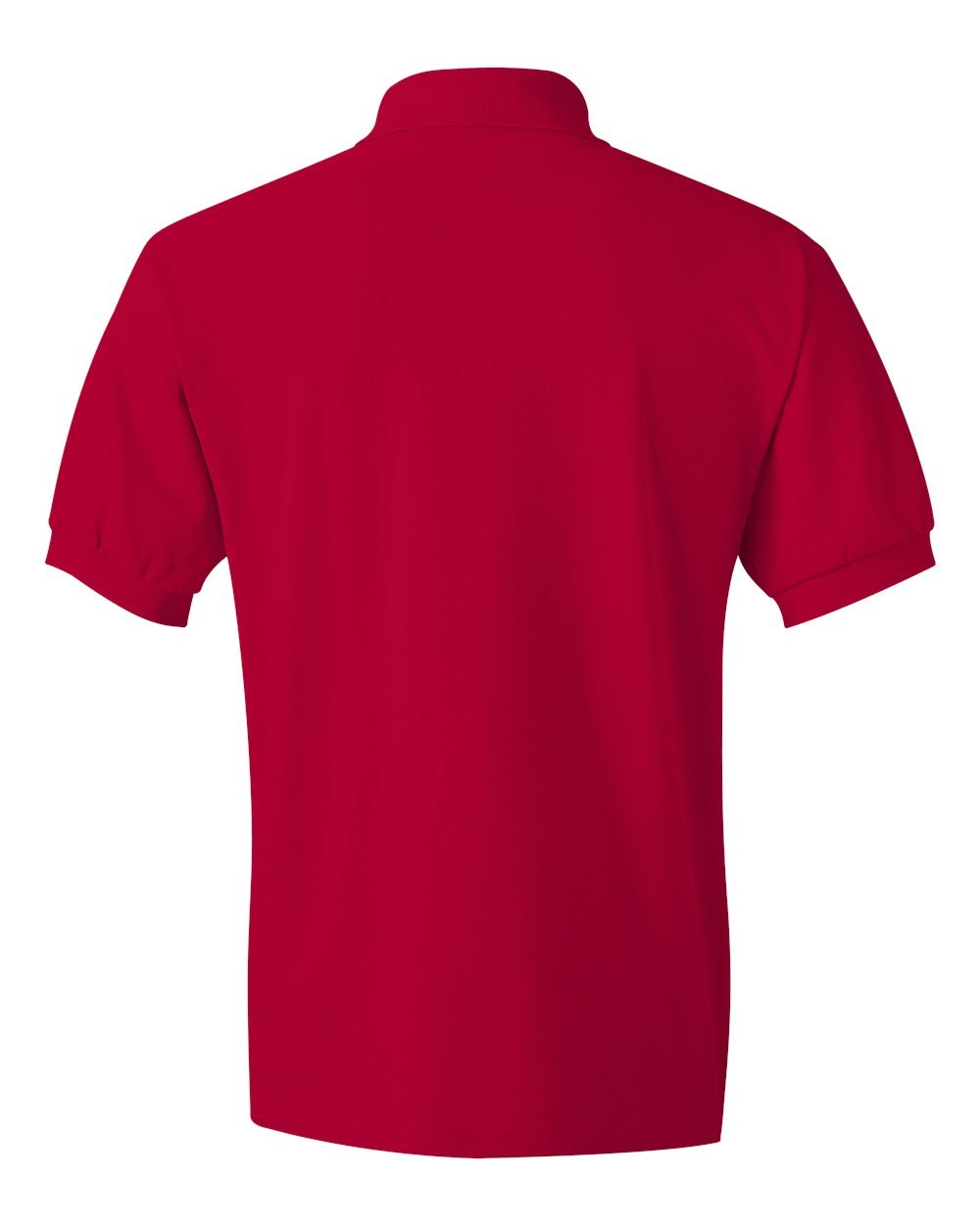 Premium Cotton Pique Polo Shirt for Men - Deep Red, Small Size - Comfortable Business Casual & Golf Wear