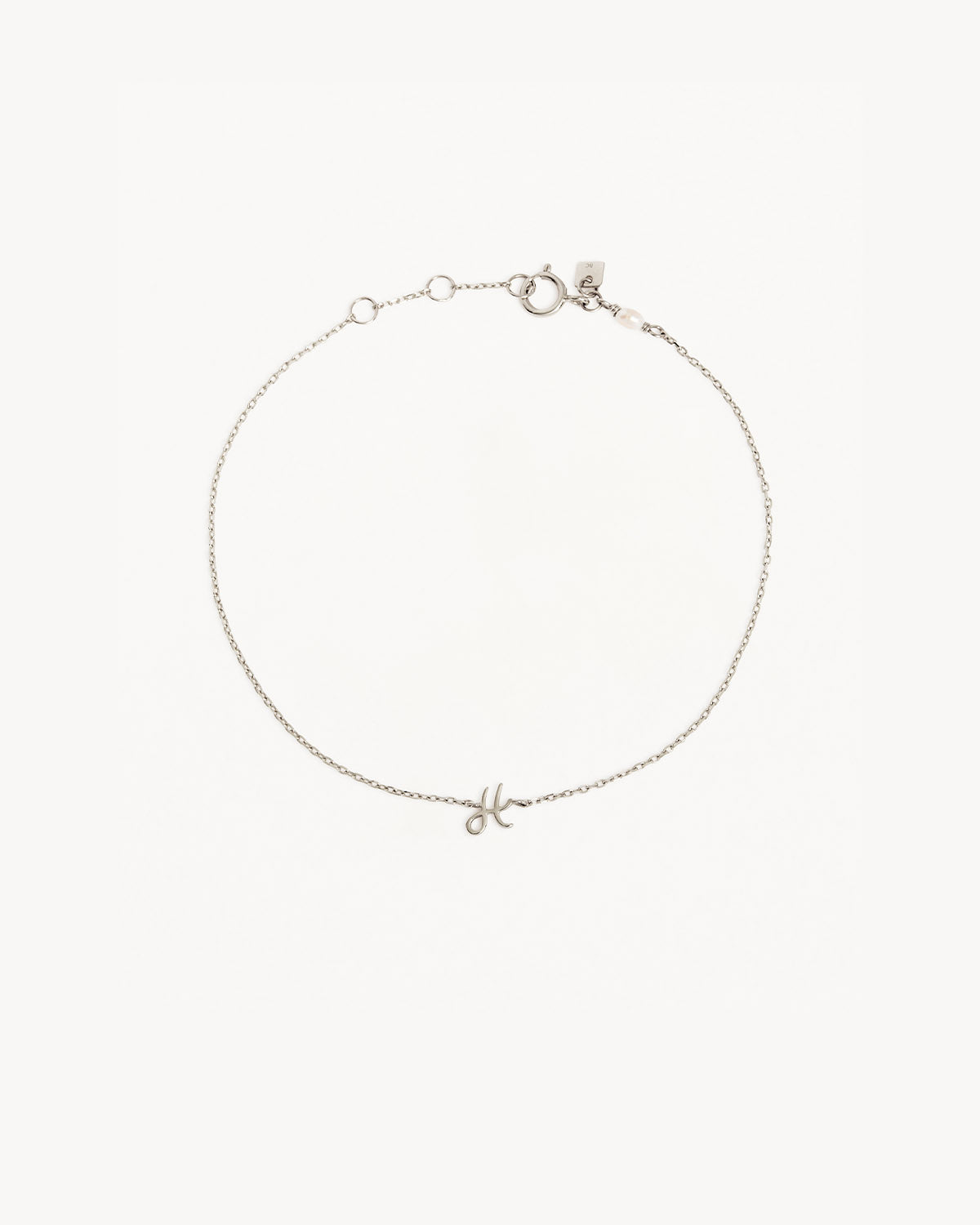 Sterling Silver Love Letter Bracelet - Engraved Romantic Gift for Her - Perfect for Anniversaries, Valentine's Day & Special Occasions
