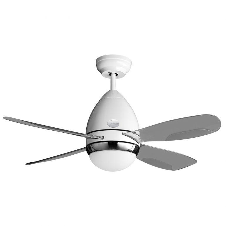 D'Fan 507 42 Inch Indoor Ceiling Fan with Remote Control - Quiet Reversible Motor for Bedroom, Living Room & Office