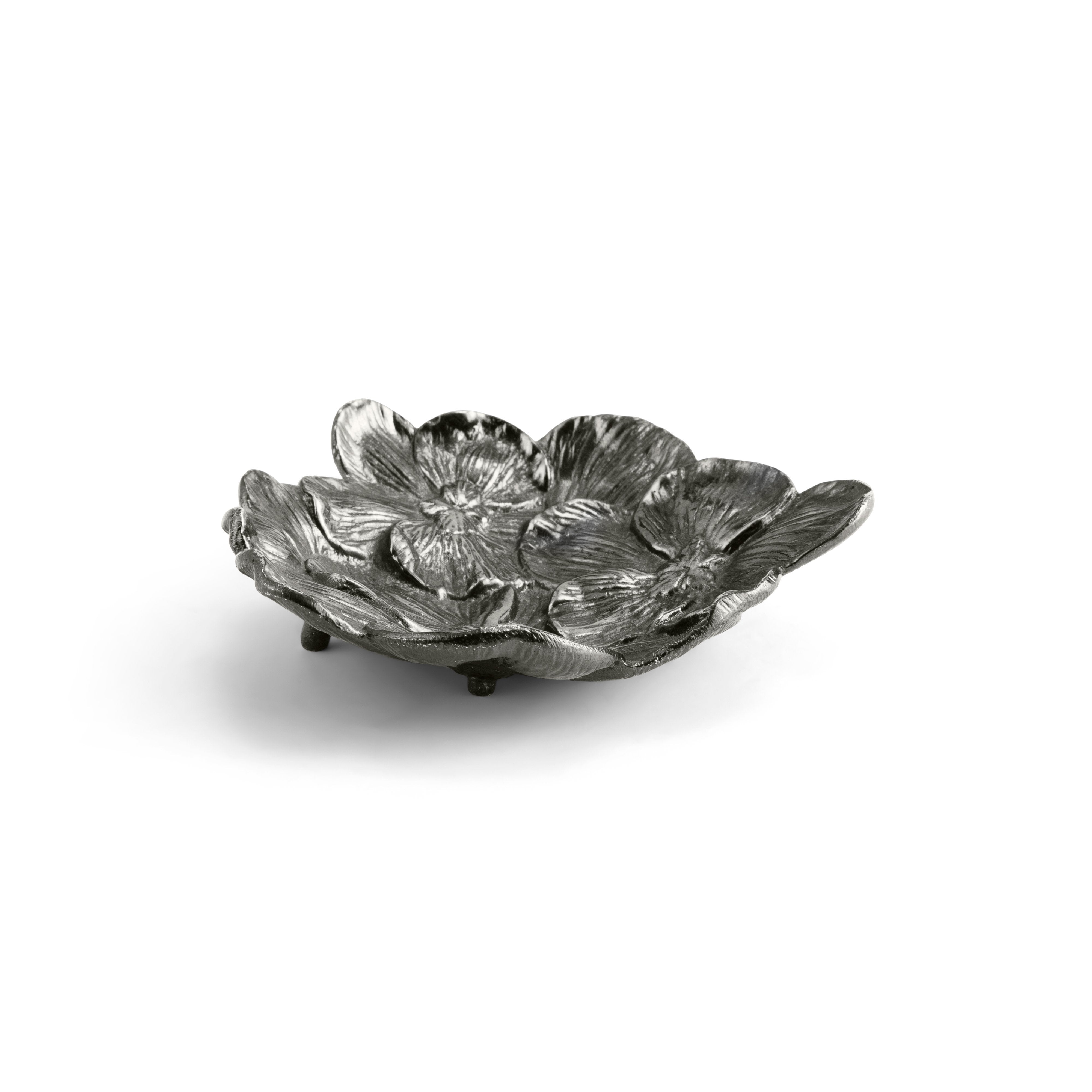 Black Orchid Catch All Tray - Elegant Home Decor for Keys, Jewelry & Essentials | Perfect for Entryway, Bedroom & Bathroom Organization
