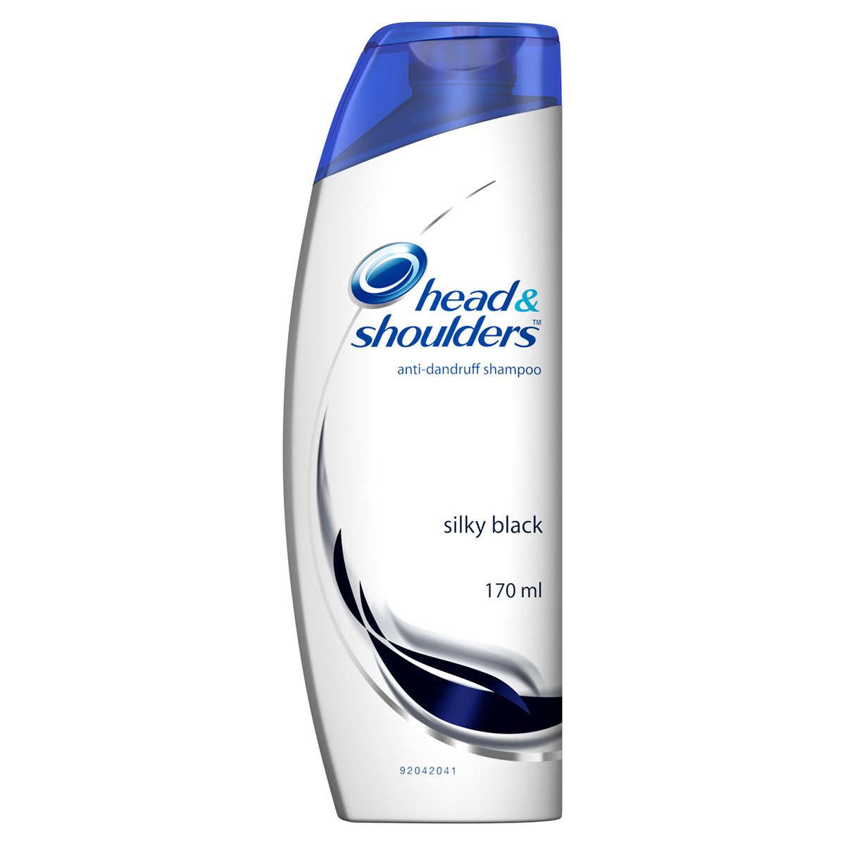 Head & Shoulders Silky Black Shampoo 170ml - Anti-Dandruff & Hair Loss Treatment for Men & Women - Perfect for Daily Hair Care & Scalp Health