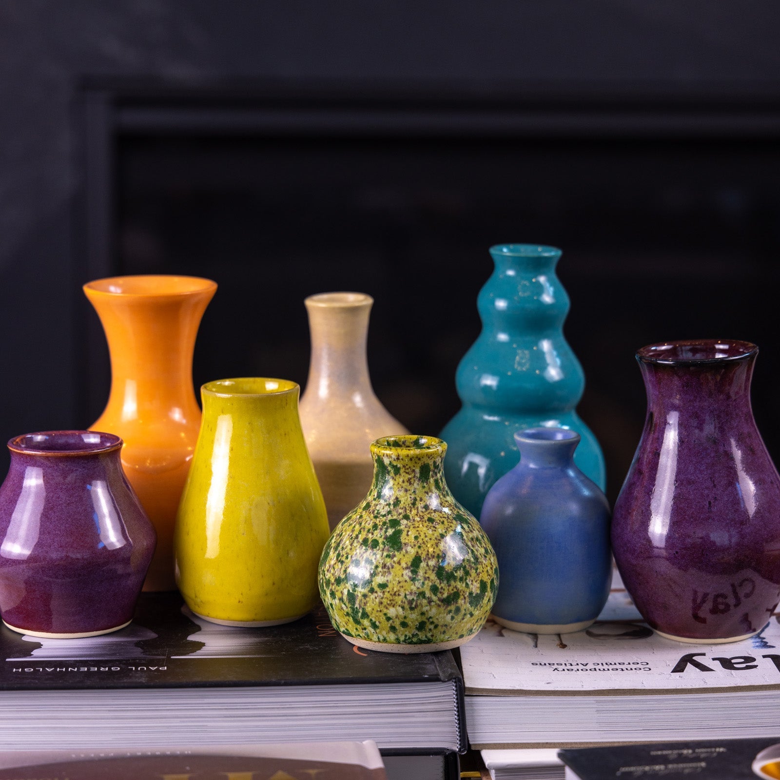 Small Decorative Stoneware Pot - Handcrafted Ceramic Planter for Succulents, Herbs & Indoor Plants | Perfect for Home Decor, Office Desk & Gift Giving