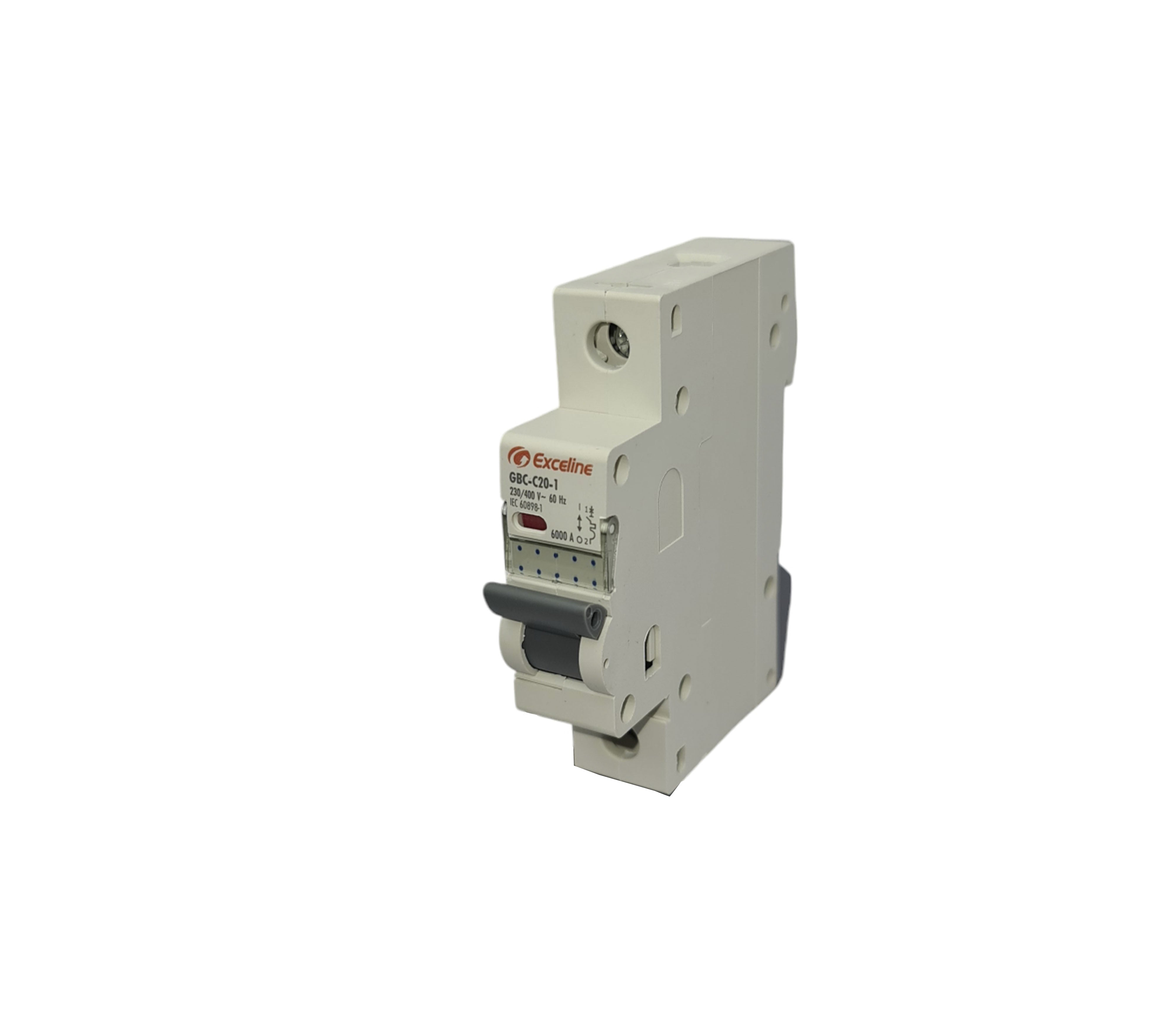 Exceline Thermal Magnetic Circuit Breaker - High Performance Control & Curve for Home & Industrial Electrical Safety | Perfect for Panel Boards & Power Distribution Systems