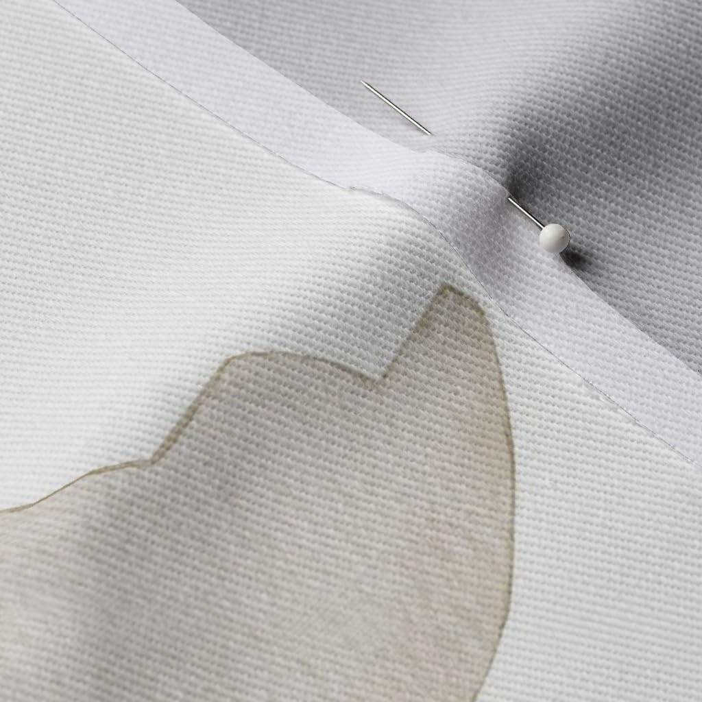 Easter Egg & Spring Chick Printed Denim Fabric by The Yard - White Bottomweight Cotton Material for Apparel, Home Decor & Upholstery | DIY Crafts, Easter Decorations, Spring Sewing Projects